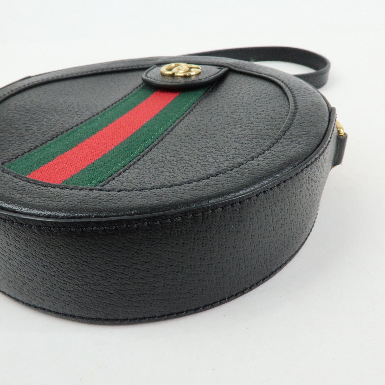 GUCCI Ophidia Sherry Mini Round Chain Shoulder Crossbody Bag 550618