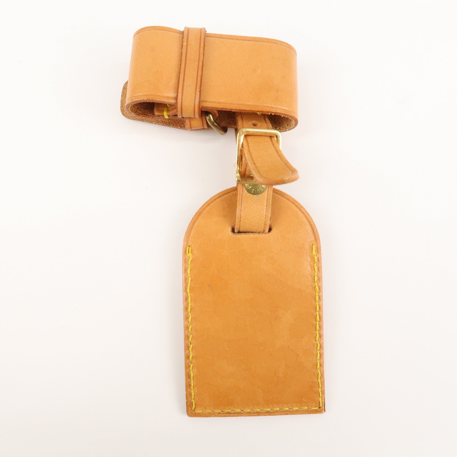 Louis Vuitton Set of 10 Nume Leather Name Tag & Poignet Natural Beige Used