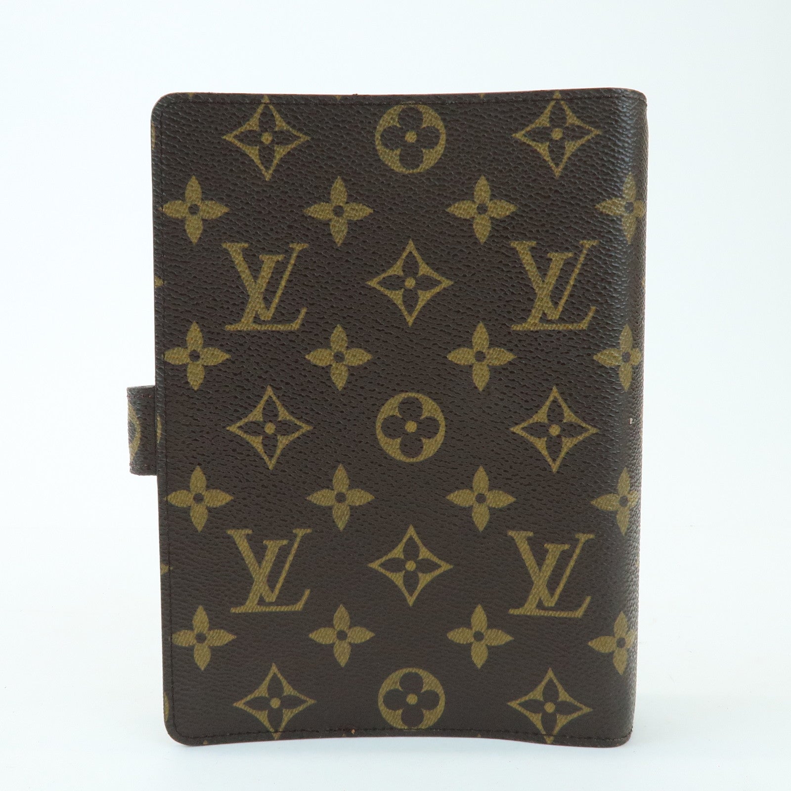 Louis Vuitton Monogram Agenda MM Planner Cover Brown R20105