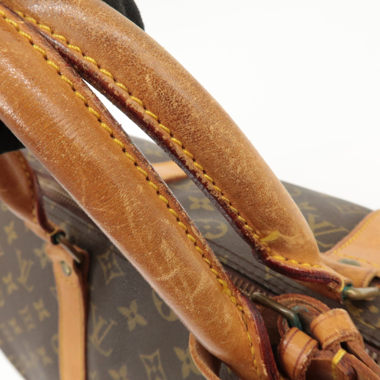 Louis Vuitton Monogram Keep All 50 Boston Bag Brown M41426 Used