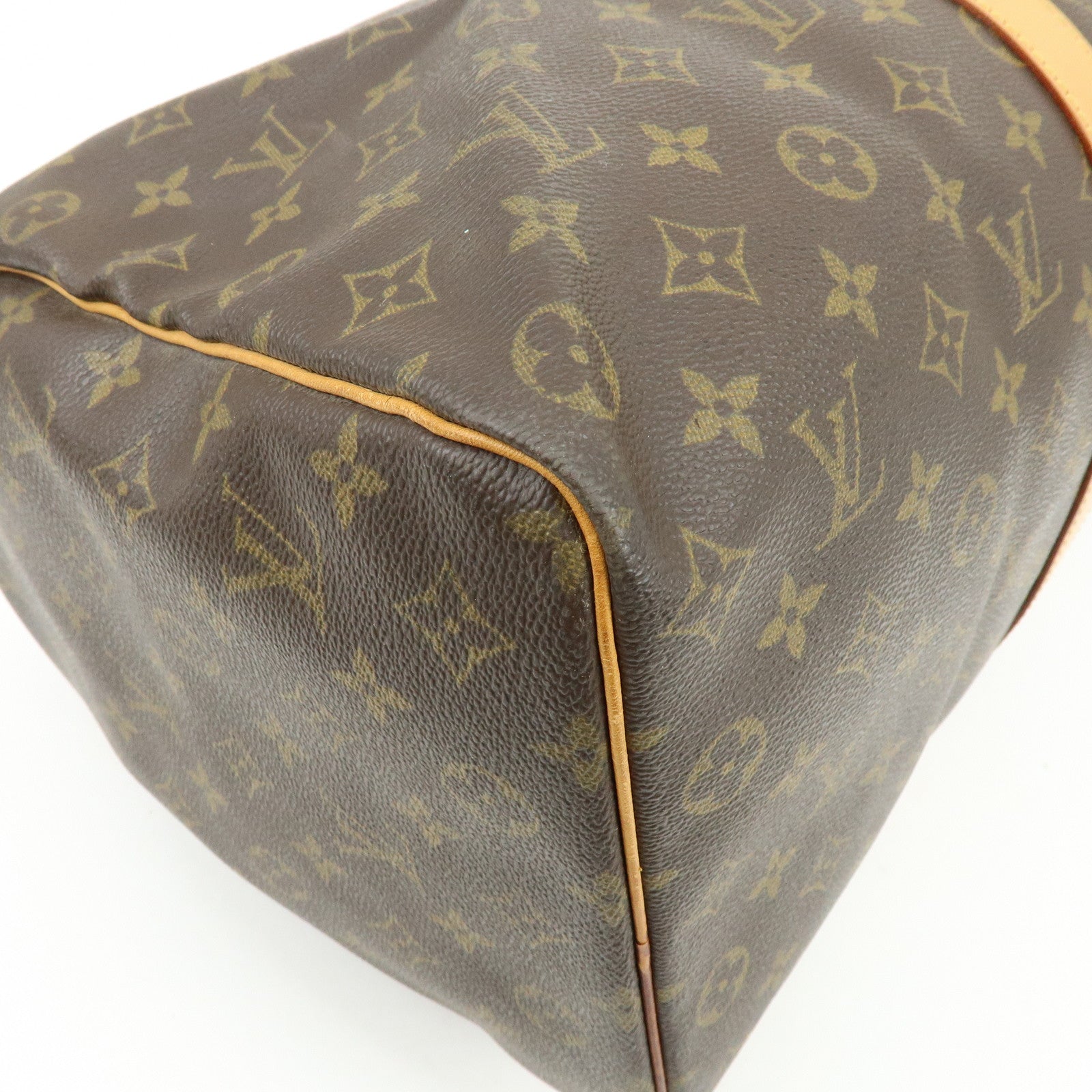 Louis Vuitton Monogram Keep All 50 Boston Bag Brown M41426
