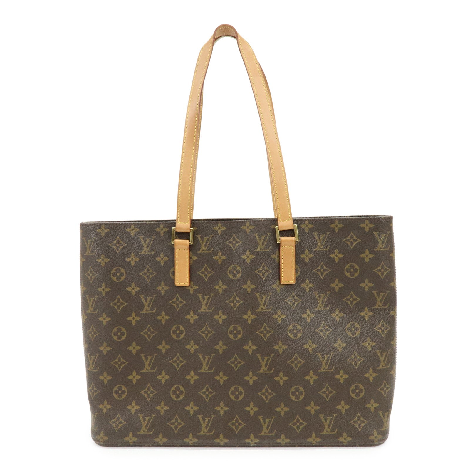 Louis Vuitton Monogram Luco Tote Bag Shoulder Bag Brown M51155