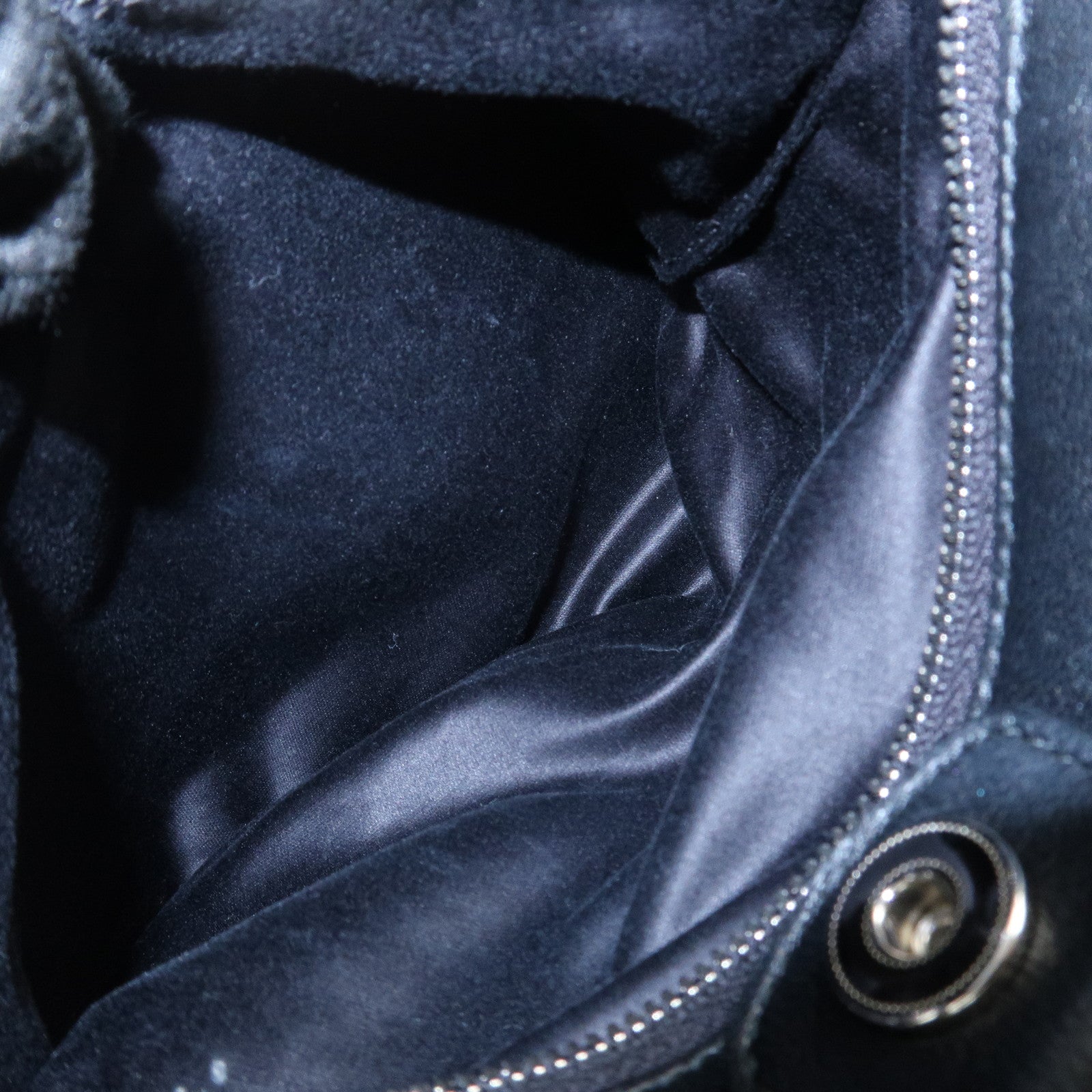 MIU MIU Matelasse Nappa Crystal 2Way Shoulder Bag Black 5BE896