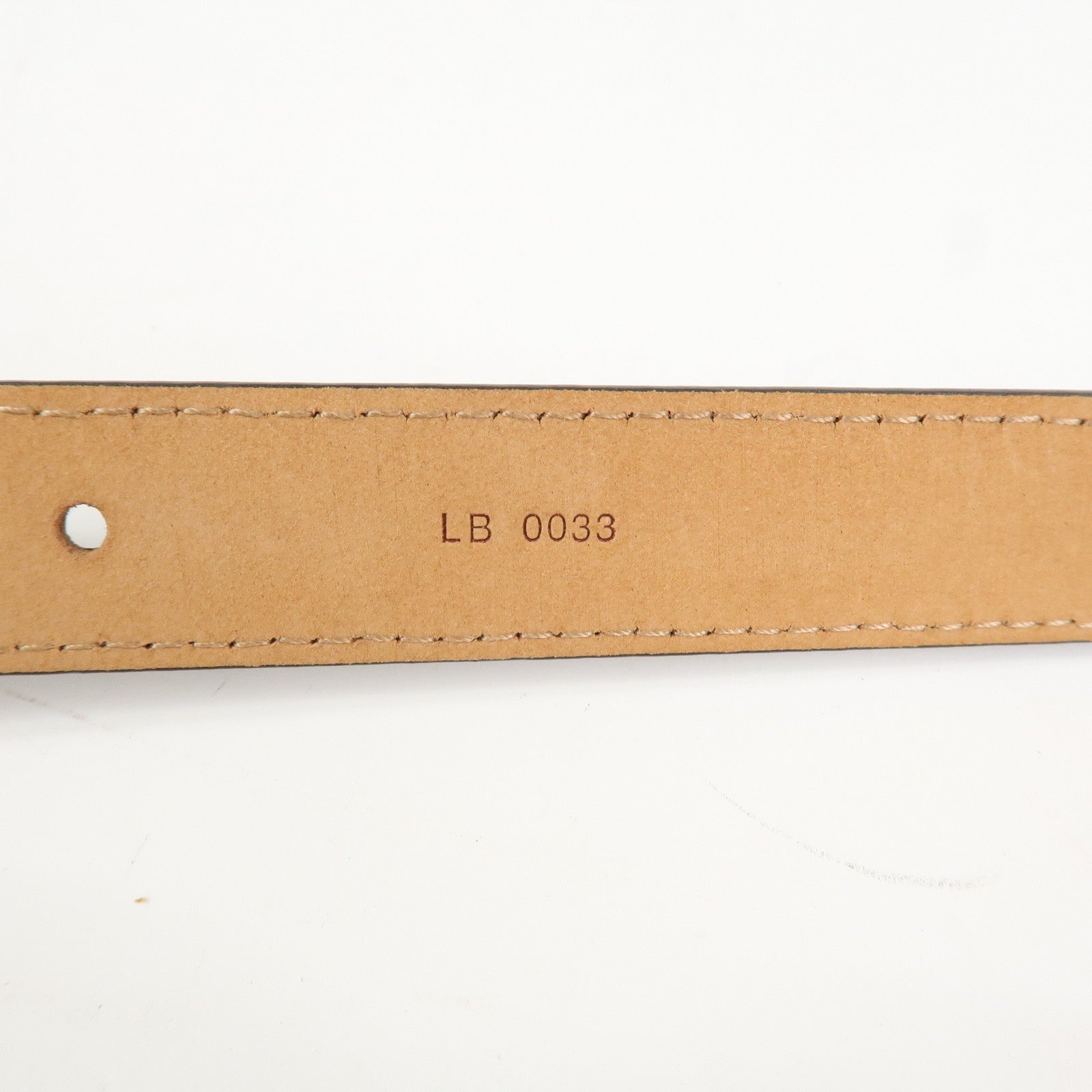 Louis Vuitton Monogram Canvas Leather Ceinture Belt Brown M9274W