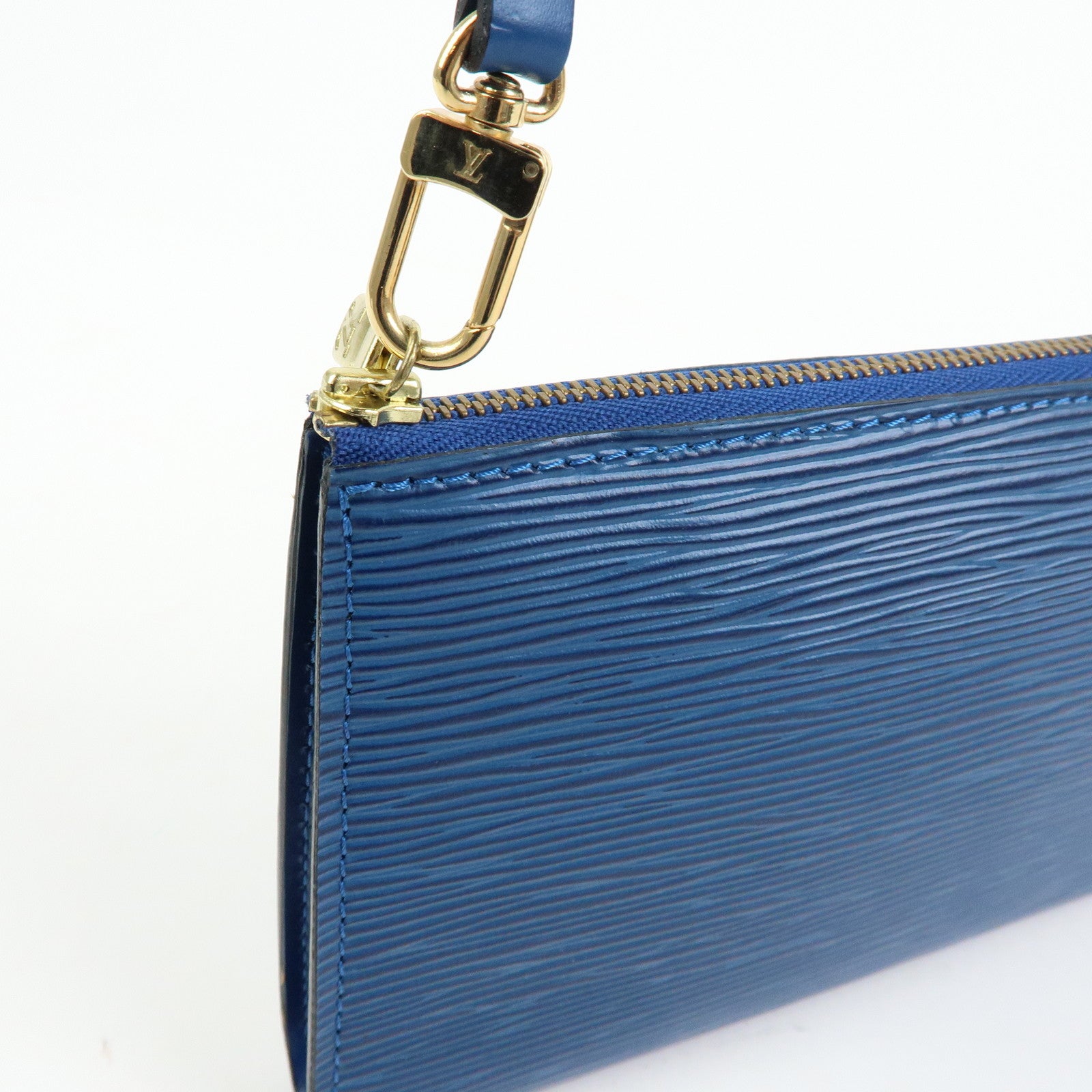 Louis Vuitton Epi Pochette Accessoires Pouch Toledo Blue M52945