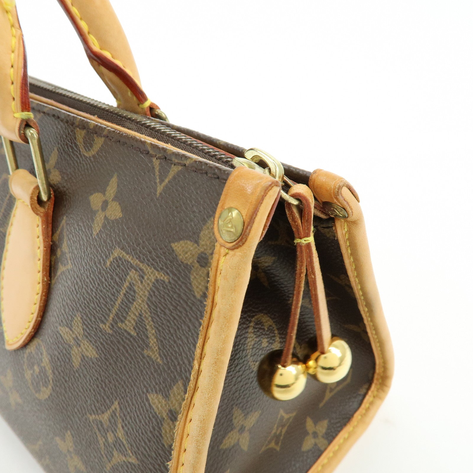 Louis Vuitton Monogram Canvas Popincourt Hand Bag Brown M40009