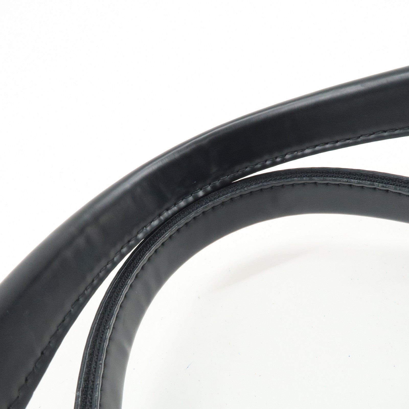 BALENCIAGA Navy Cabas XS Canvas Calf Skin 2Way Hand Bag 390346