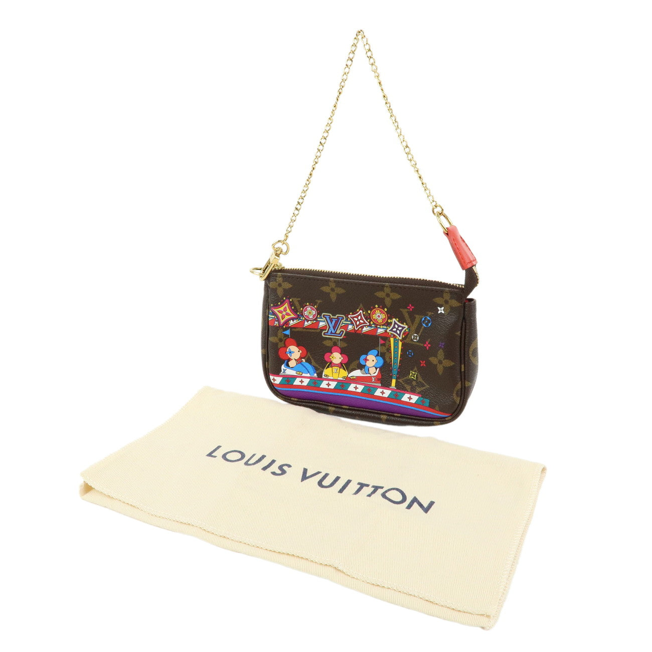 Louis Vuitton Monogram Vivienne Mini Pochette Accessoires M69976