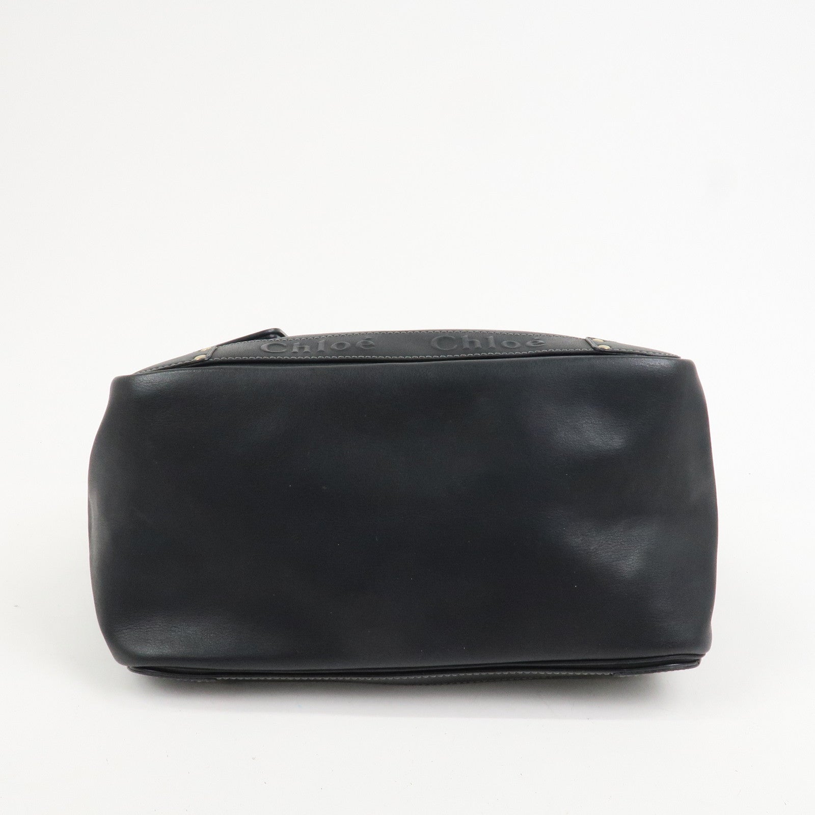 Chloe Eden Leather Tassel Shoulder Bag Hand Bag Black