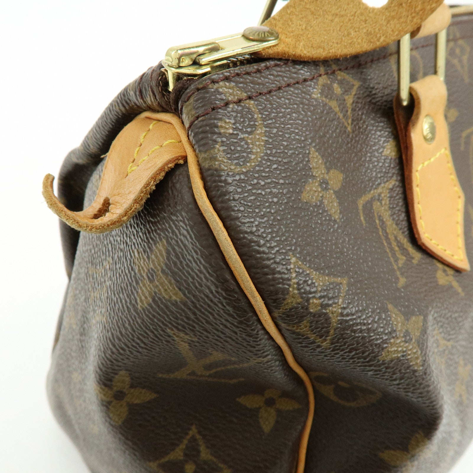 Louis Vuitton Monogram Speedy 25 Boston Bag Hand Bag Brown M41528
