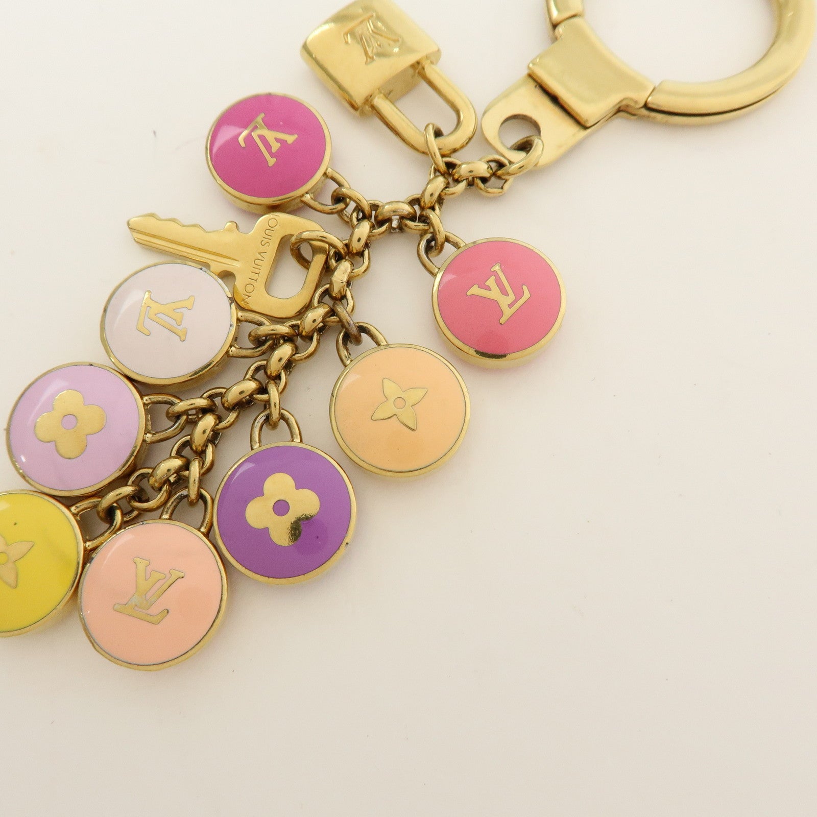 Louis Vuitton Porte Cles Pastilles Metal Bag Charm Key Chain M65646