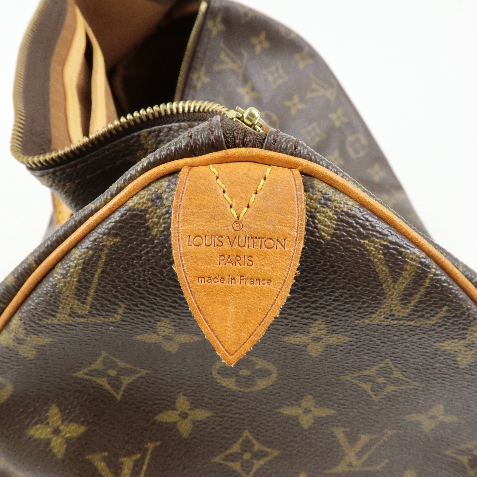 Louis Vuitton Monogram Speedy 40 Hand Bag Boston Bag Brown M41522