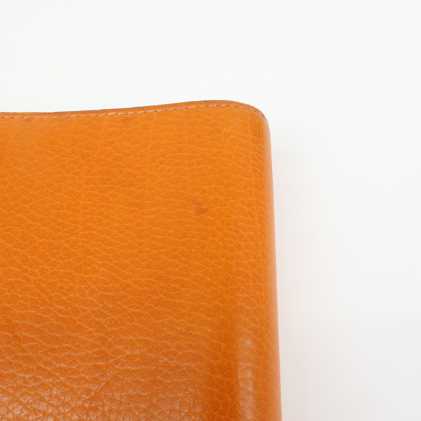 HERMES Togo Leather Agenda Cover Planner Cover □I Stamped Orange