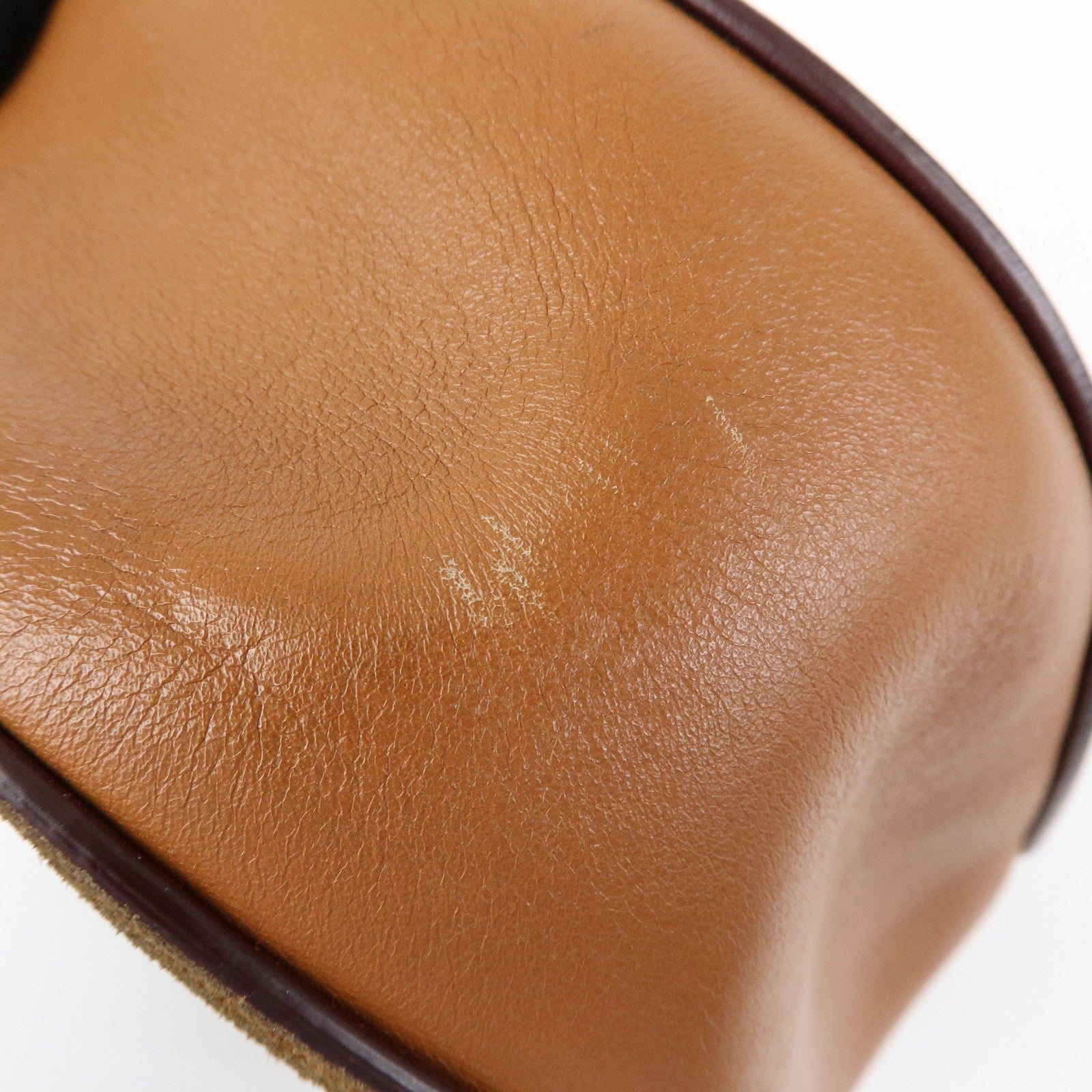 Chloe Drew Leather Suede Shoulder Bag Crossbody Bag Brown