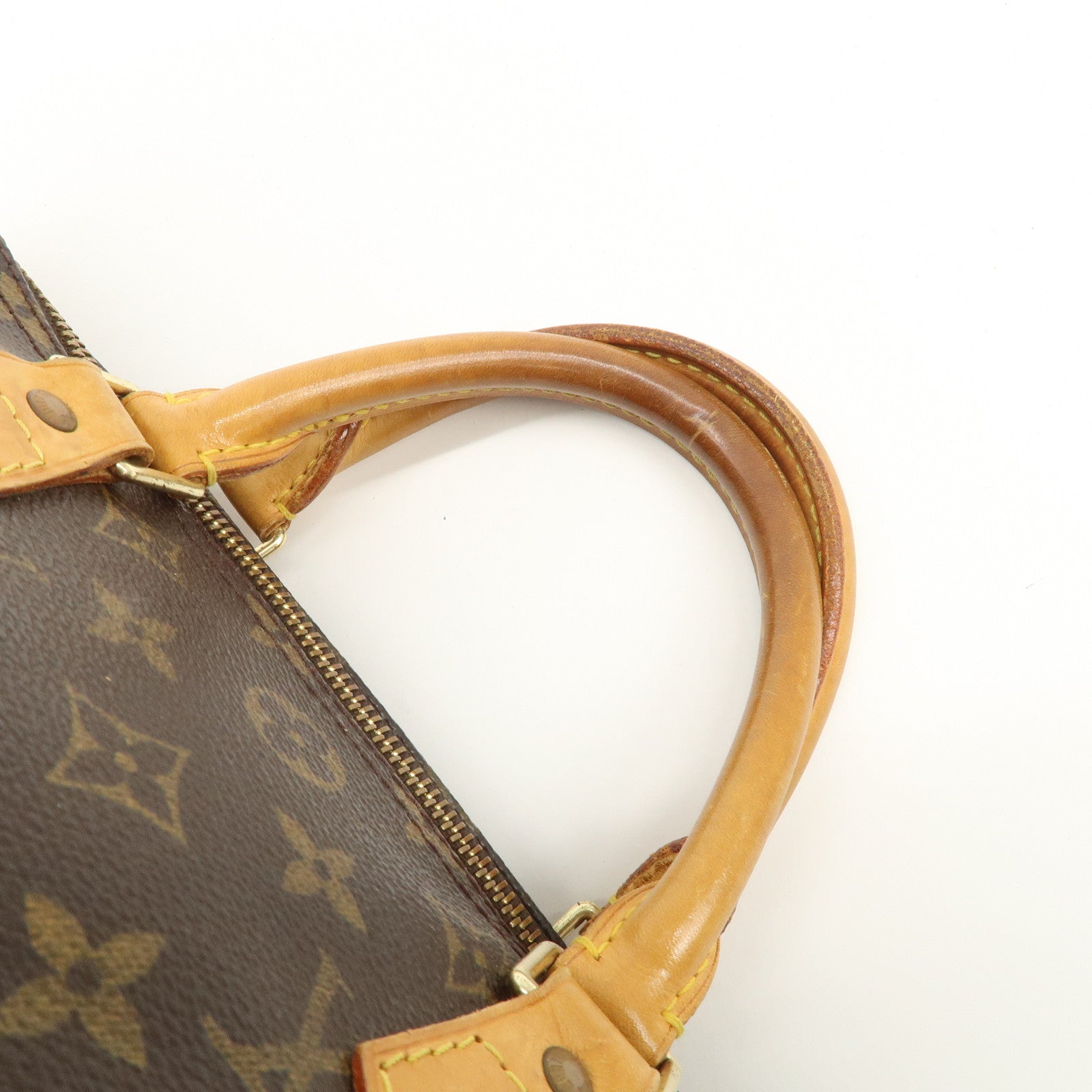 Louis Vuitton Monogram Speedy 30 Boston Bag Hand Bag Brown M41526 Used