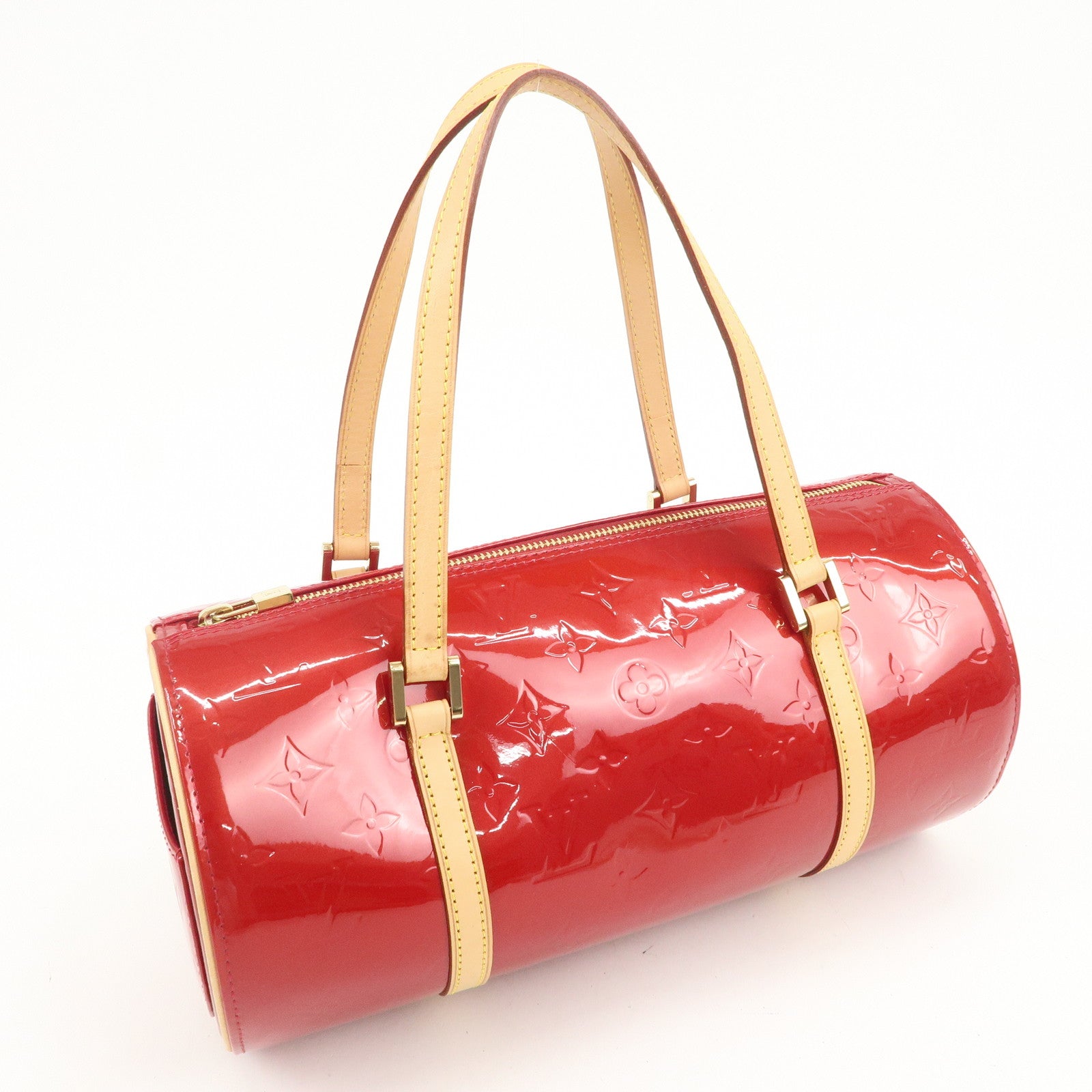 Louis Vuitton Monogram Vernis Bedford Hand Bag Pomme d'Amour M91986