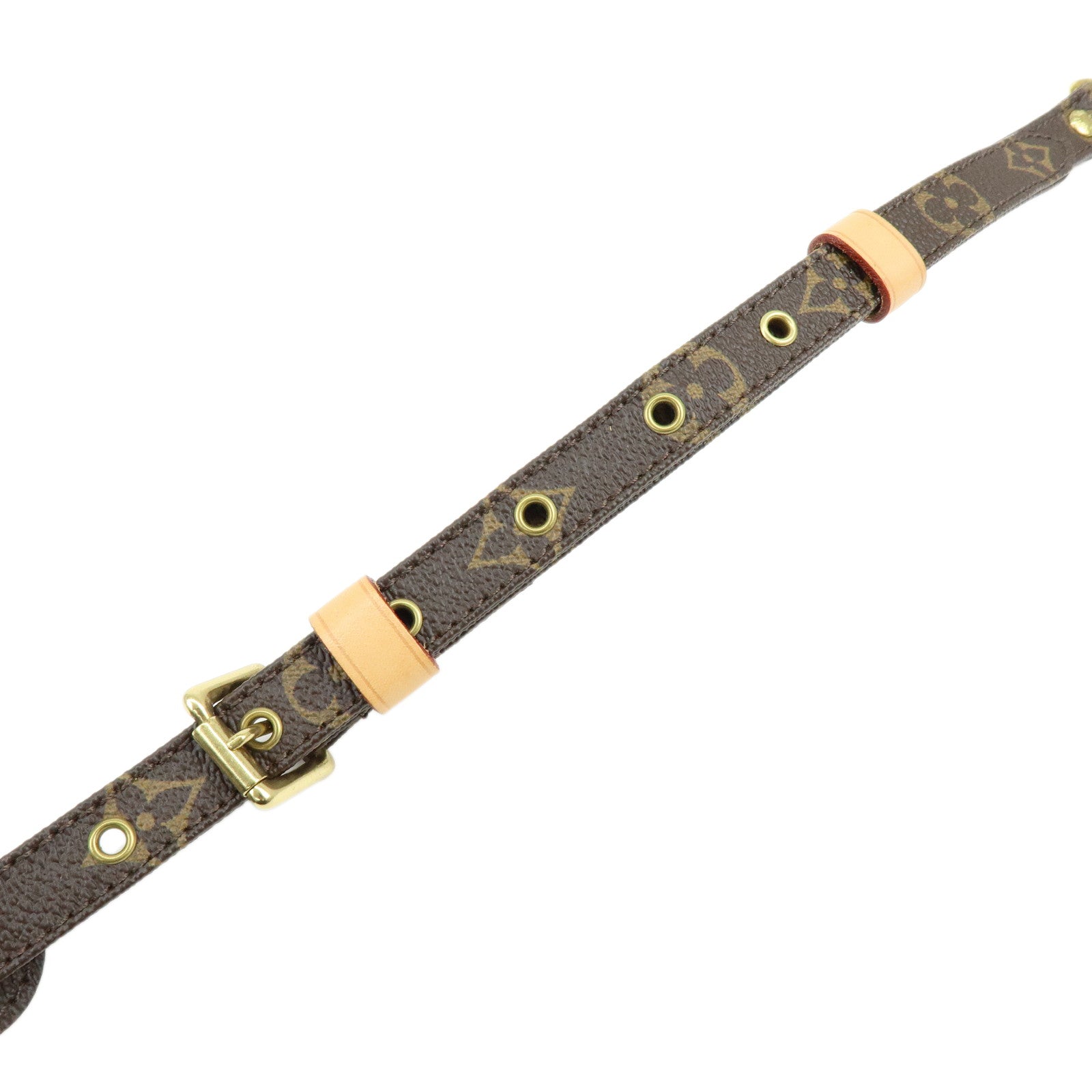 Louis Vuitton Monogram Adjustable Shoulder Strap Brown 120cm J52315