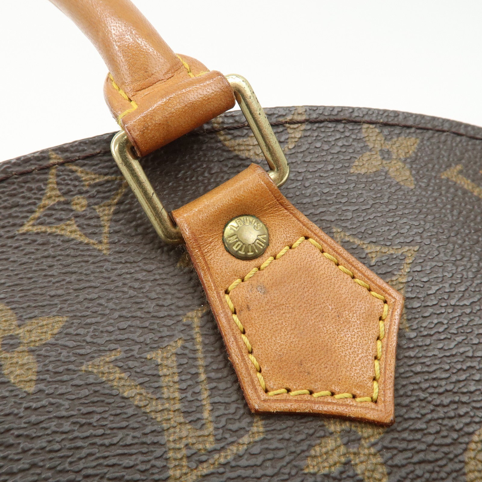 Louis Vuitton Monogram Ellipse MM Hand Bag Brown M51126