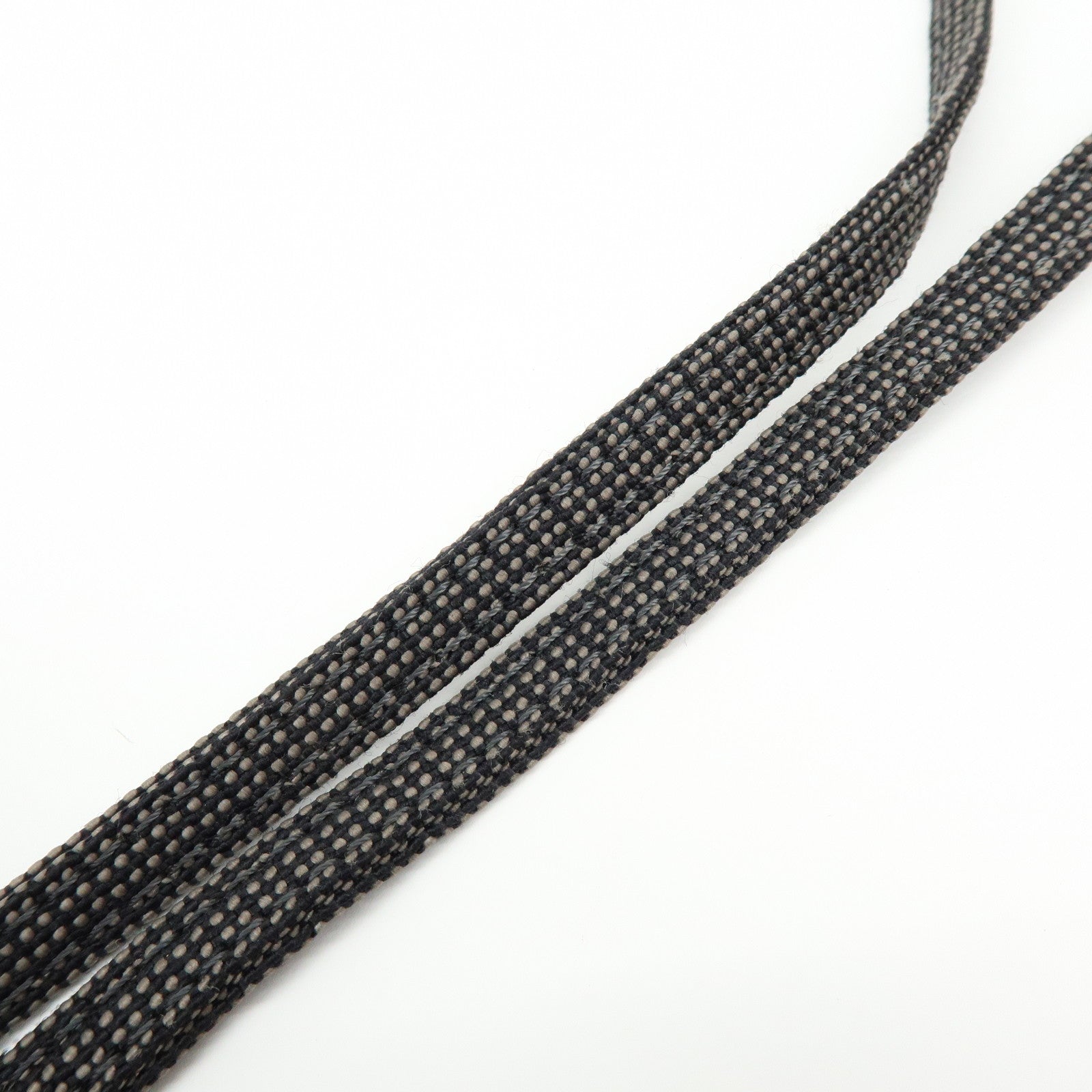 HERMES Airline Canvas Shoulder Bag Crossbody Bag Black