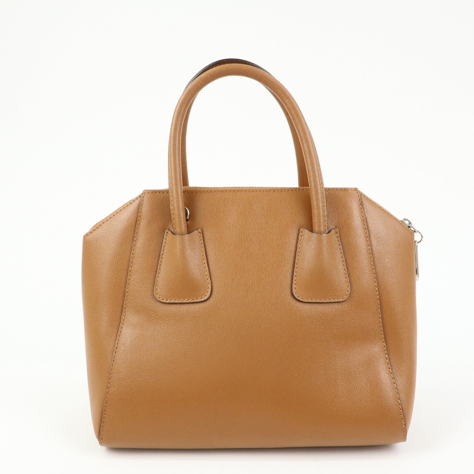 VALENTINO Leather 2Way Bag Hand Bag Shoulder Bag Brown