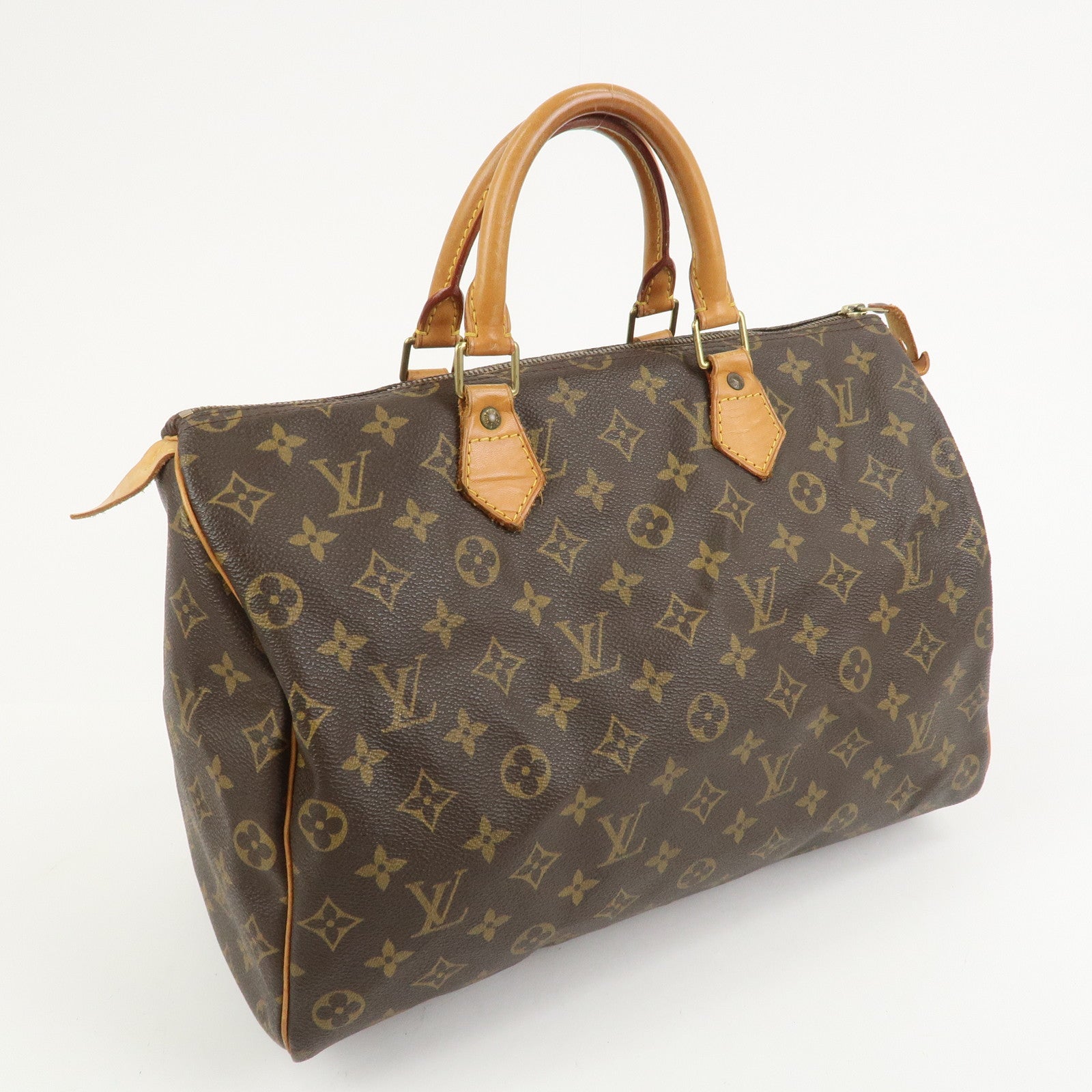 Louis Vuitton Monogram Speedy 35 Boston Bag Hand Bag M41524
