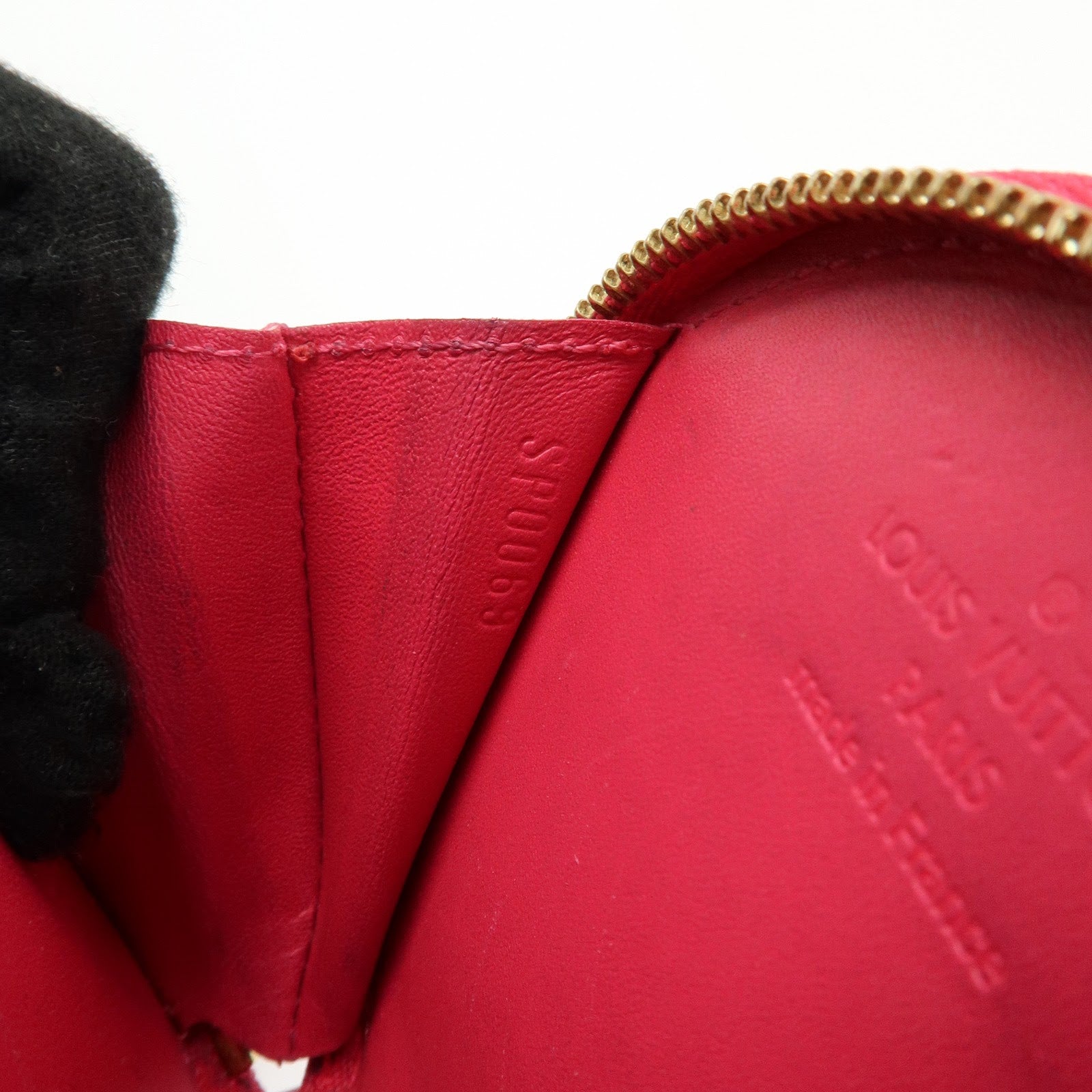 Louis Vuitton Monogram Vernis Porte Monnaie Chapeau Rose Pop M93690