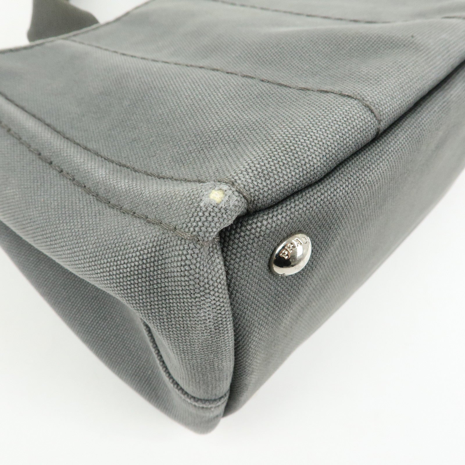 PRADA Canapa Mini Triangle Logo 2Way Bag Hand Shoulder Bag B2439G