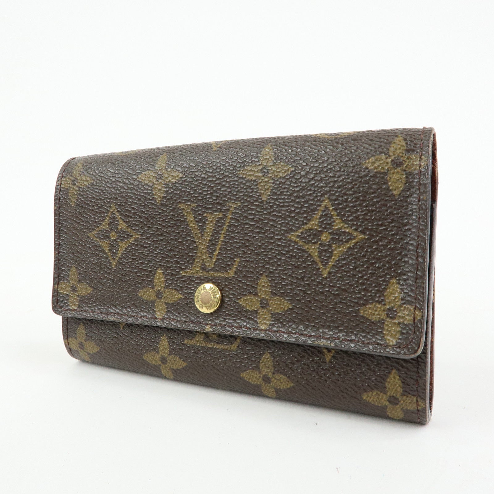 Louis Vuitton Monogram Porte Monnaie Zip Bifold Wallet M61735