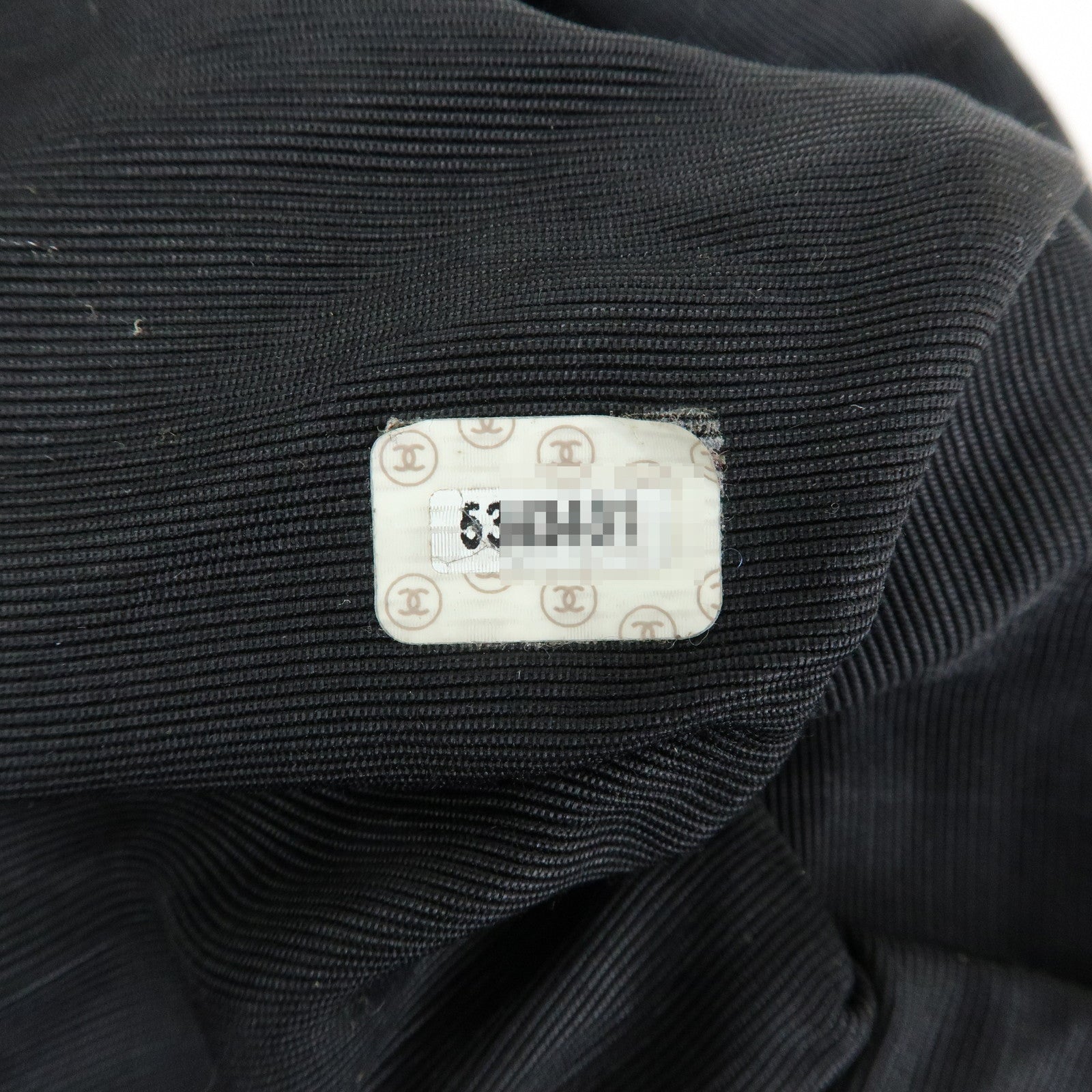 CHANEL Logo Suede Shoulder Bag Hand Bag Tote Bag Khaki