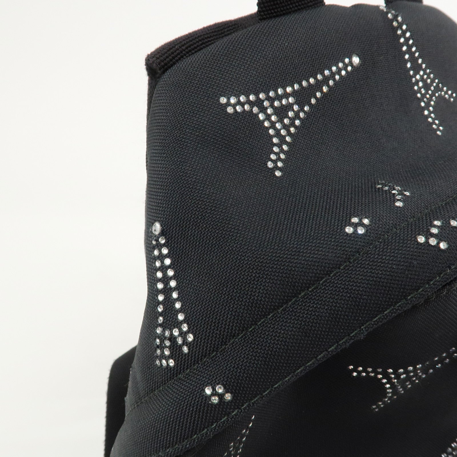 BALENCIAGA Explore Nylon Backpack Eiffel Tower Black 558163