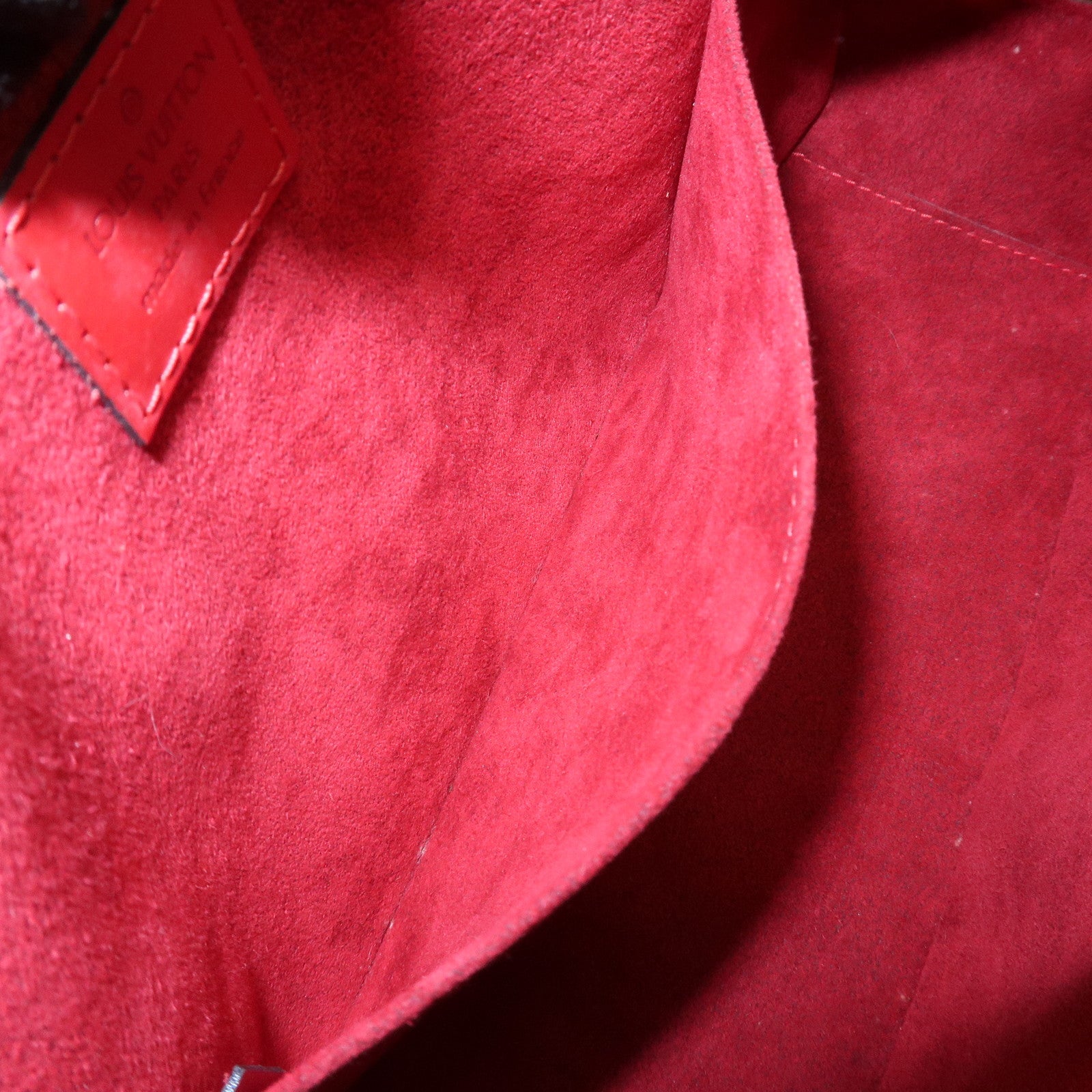 Louis Vuitton Epi Jasmine Hand Bag Castilian Red M52087