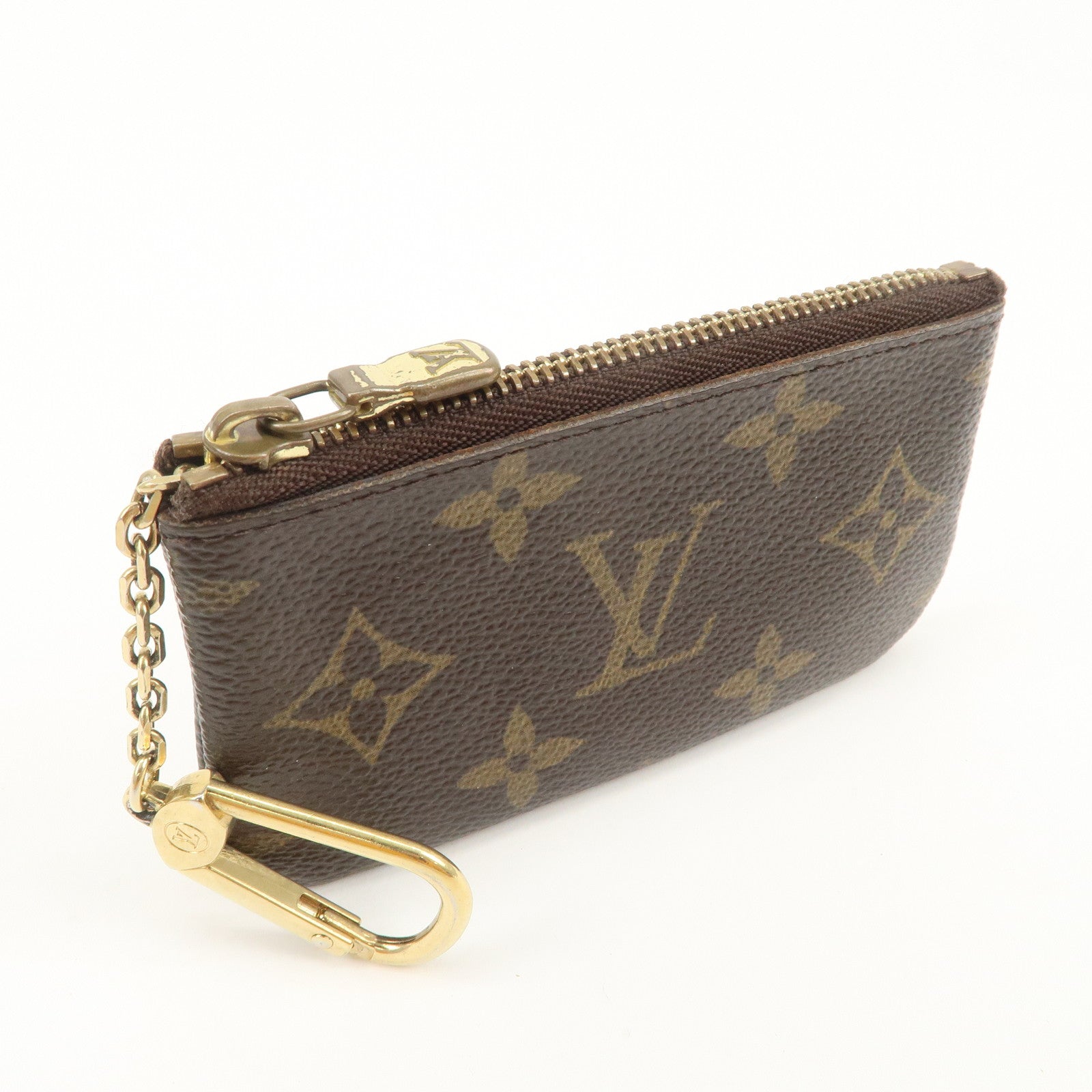 Louis Vuitton Monogram Pochette Cles Coin Case Key Case M62650