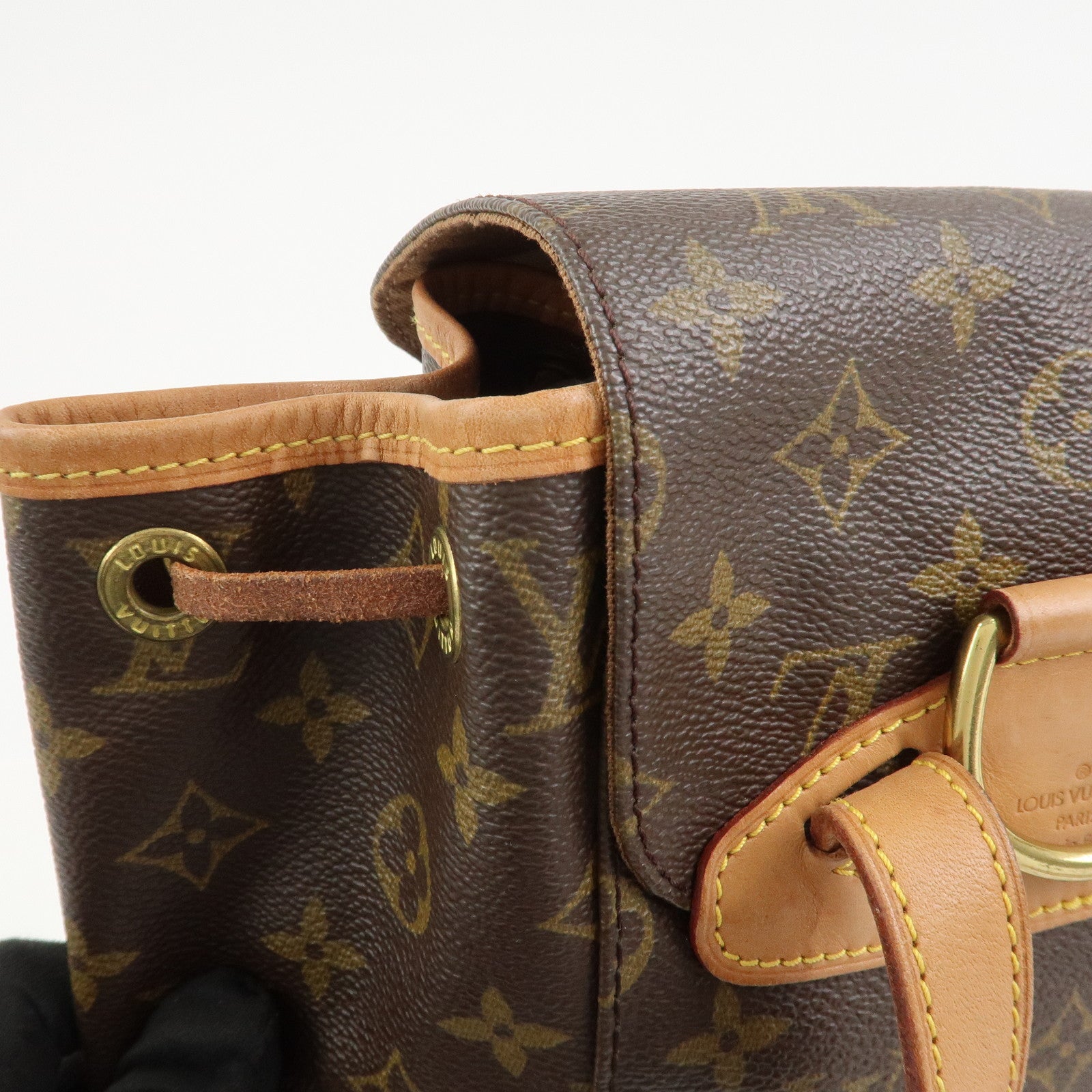 Louis Vuitton Monogram Canvas Montsouris MM Backpack Brown M51136