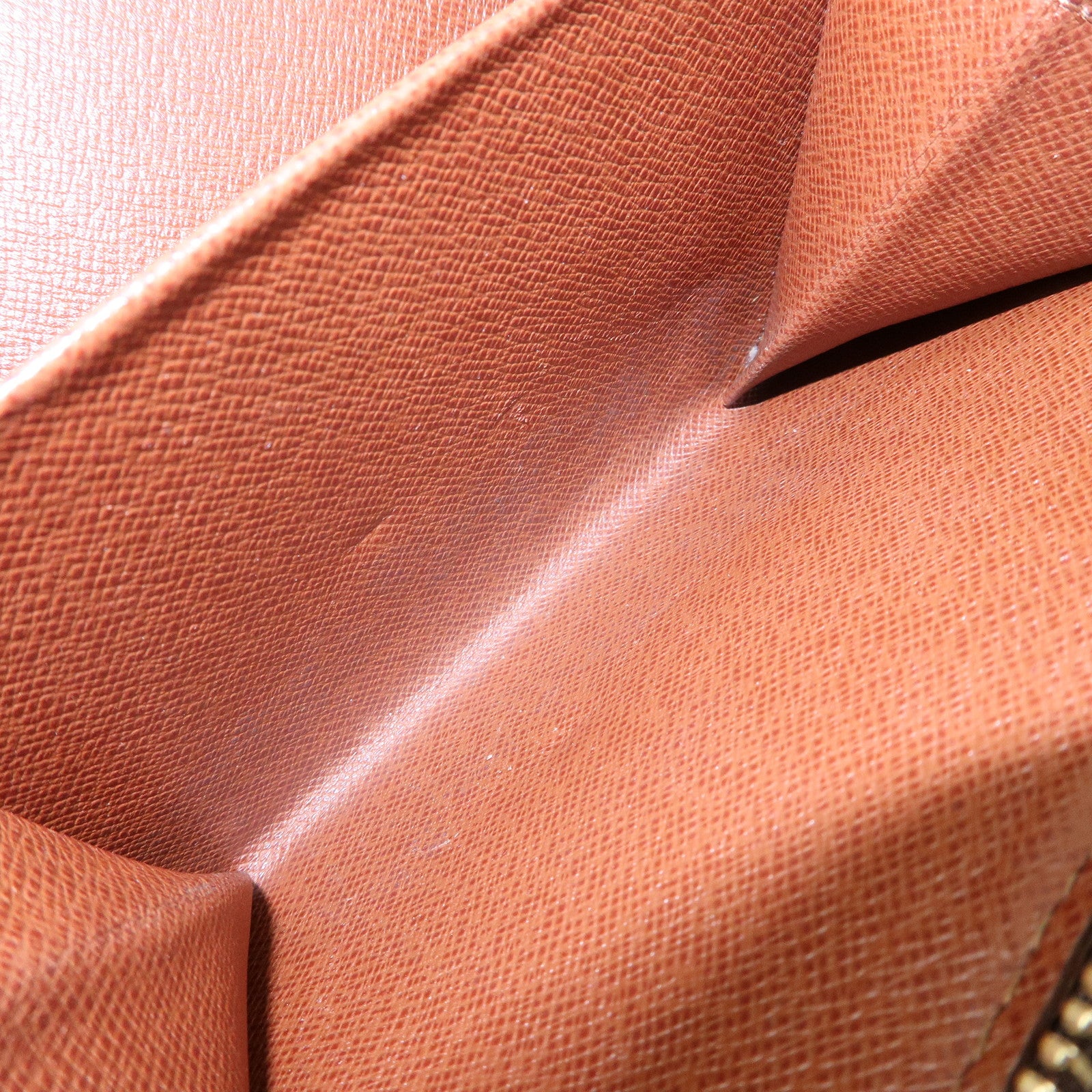 Louis Vuitton Monogram Porte Papier Zip Wallet Brown M61207