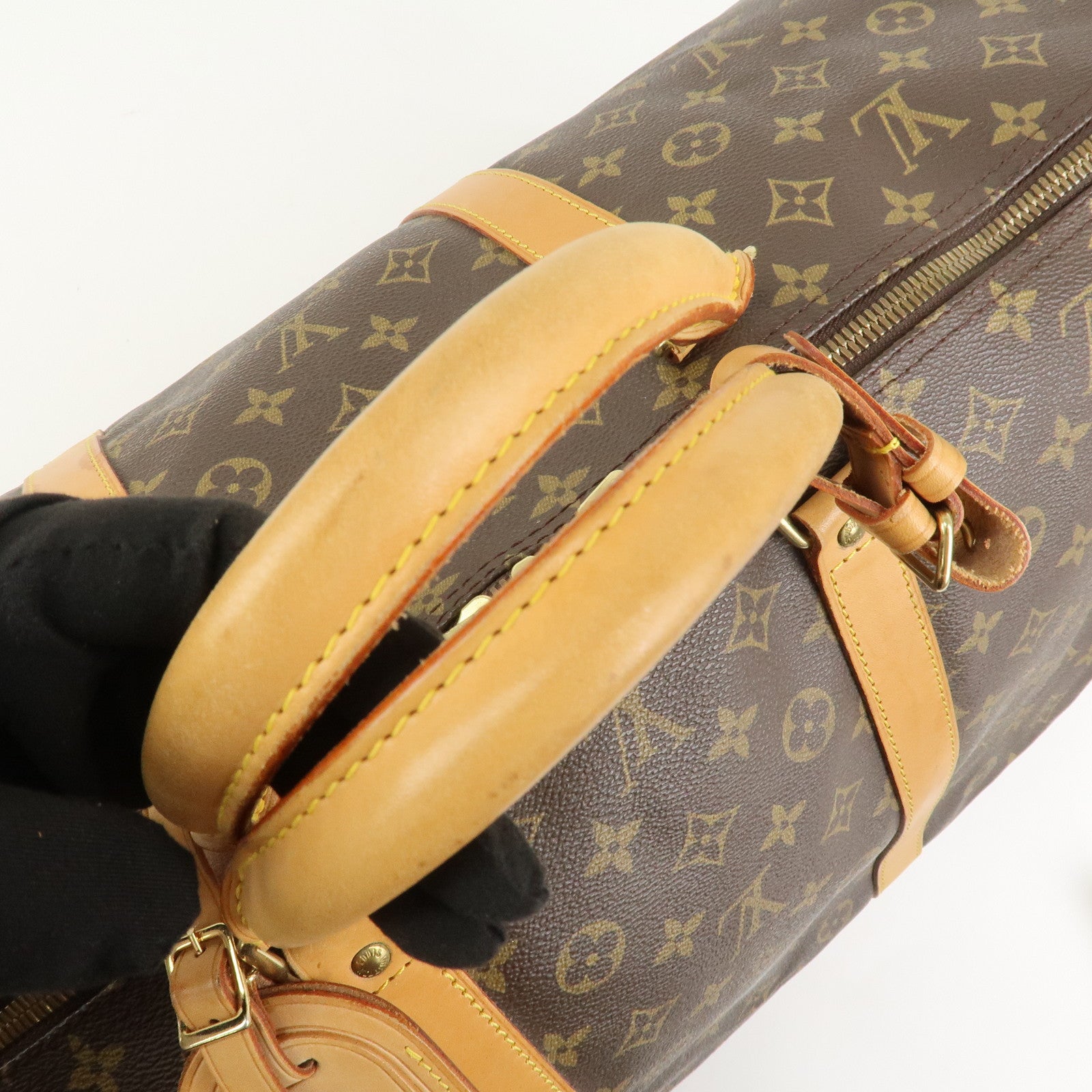 Louis Vuitton Monogram Keep All 60 Boston Bag Brown M41422