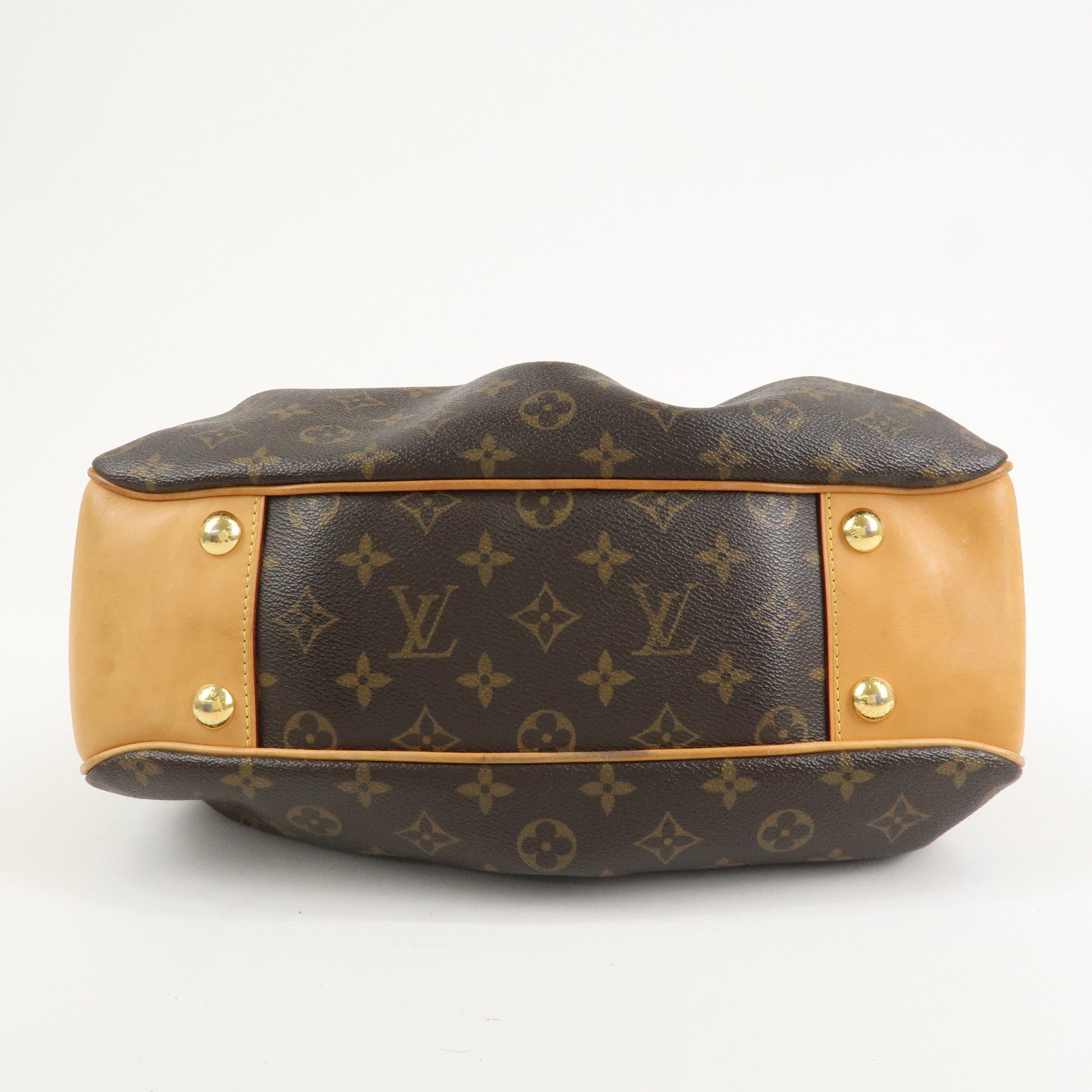 Louis Vuitton Monogram Poesie PM Hand Bag Brown M45715