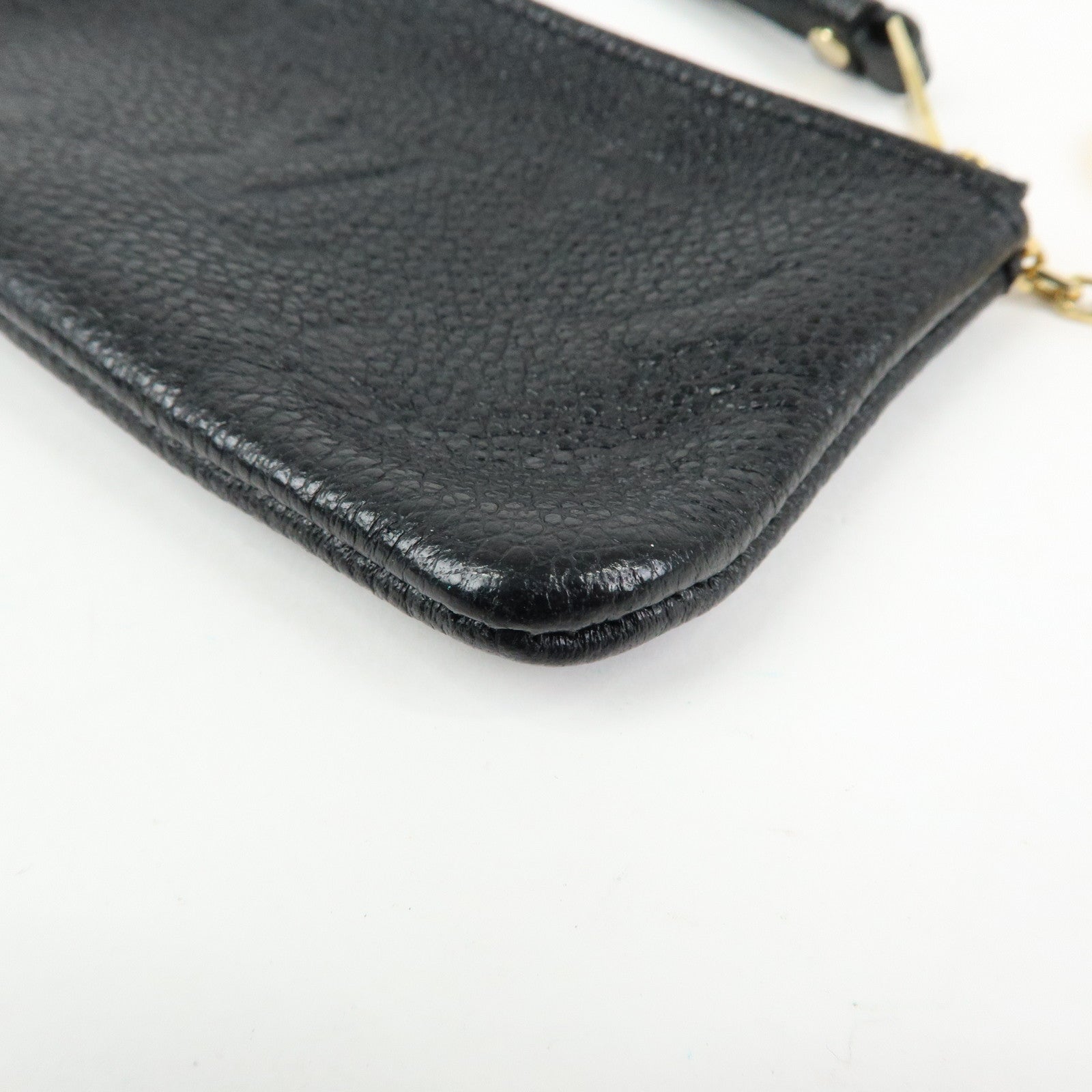 Louis Vuitton Monogram Empreinte Pochette Cles Key Case Noir M80879
