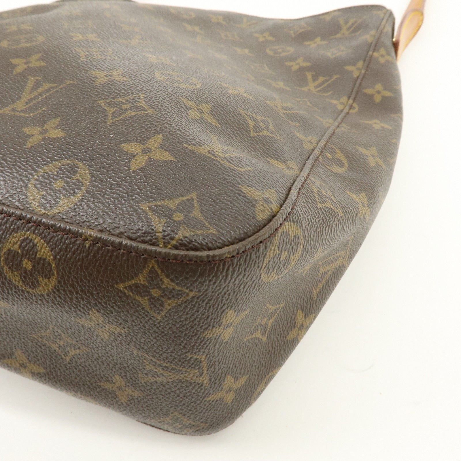 Louis Vuitton Monogram Looping GM Shoulder Bag Brown M51145