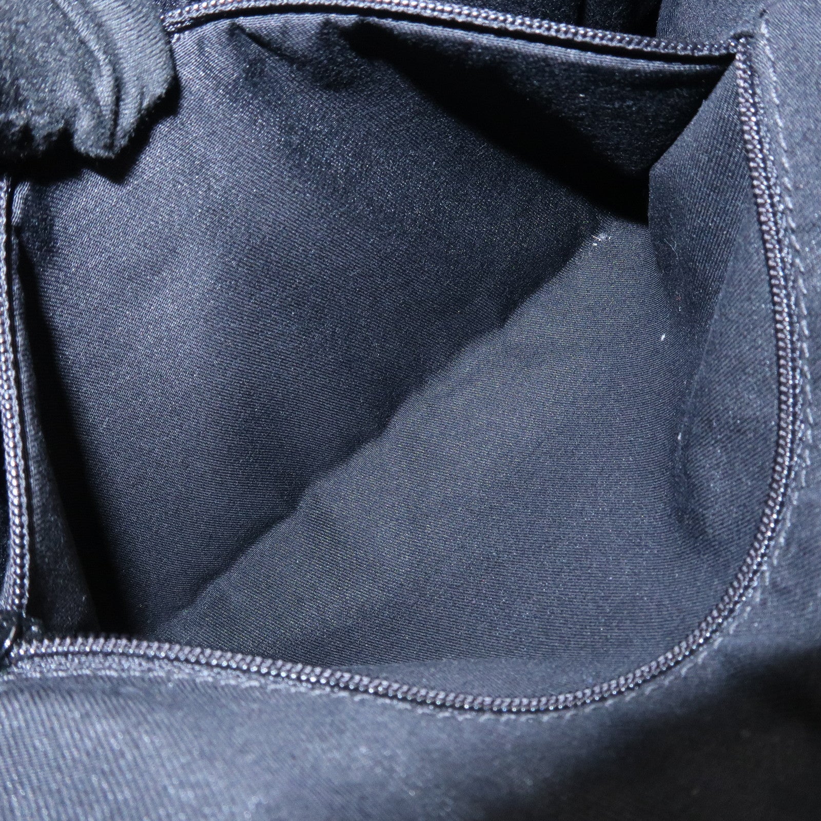 GUCCI GG Canvas Leather Shoulder Bag Hand Bag Black 146244