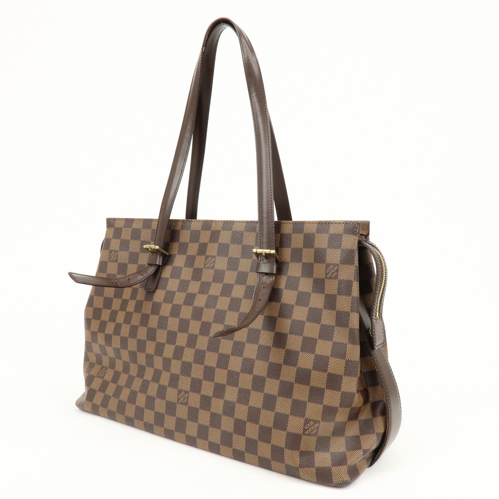 Louis Vuitton Damier Ebene Chelsea Canvas Shoulder Bag N51119