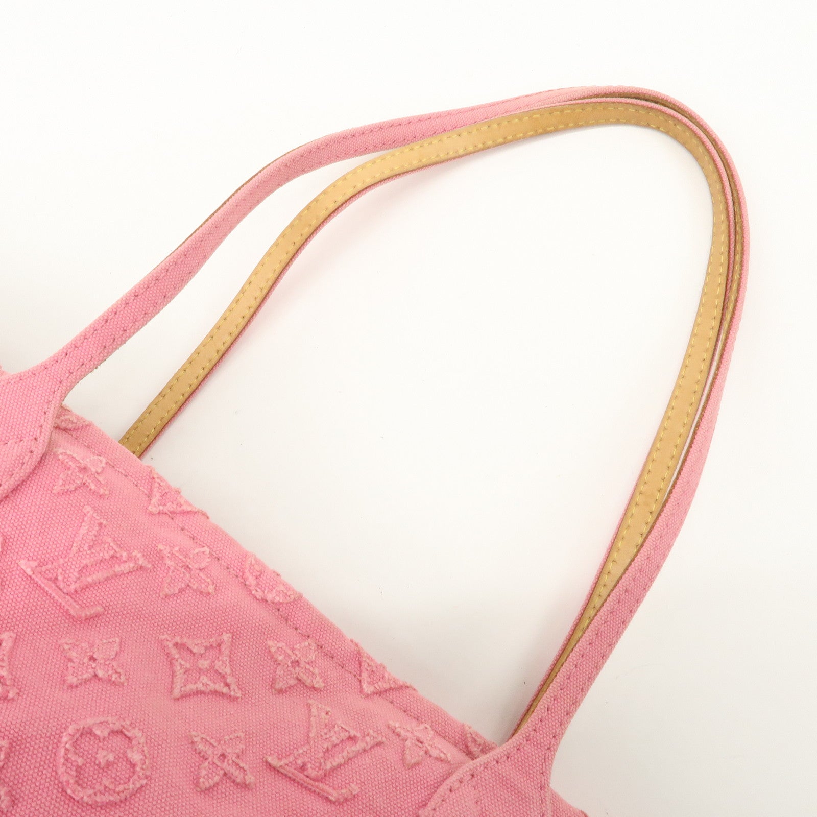 Louis Vuitton Monogram Stone Neverfull MM Tote Bag Shoulder Bag Rose M40834