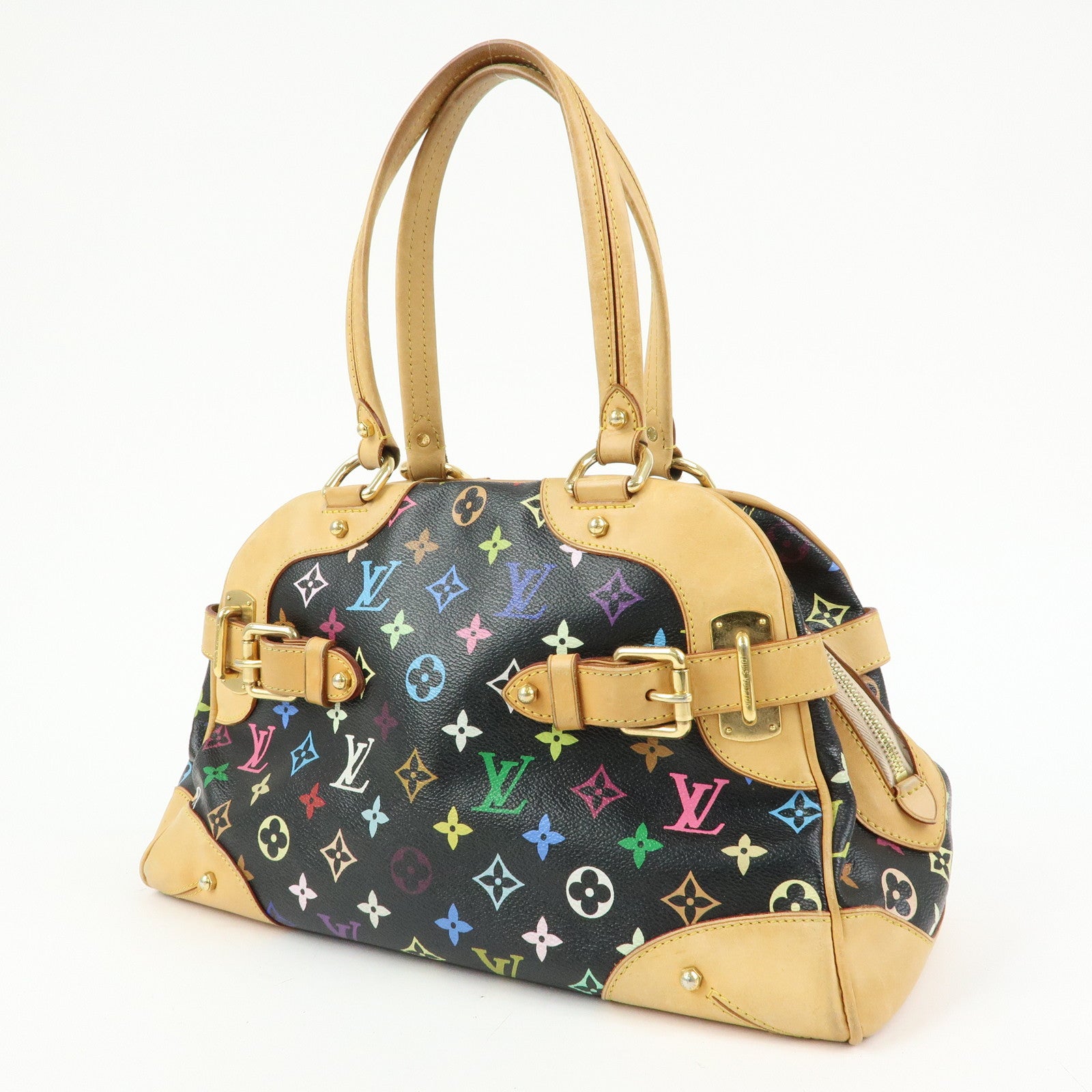 Louis Vuitton Monogram Multicolor Claudia Hand Bag Noir M40194
