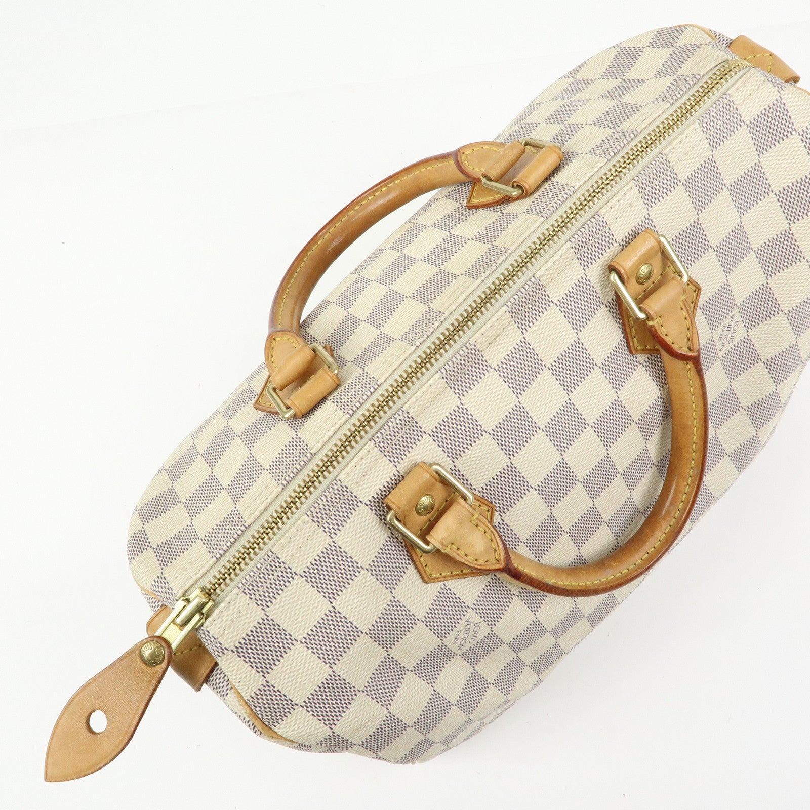 Louis Vuitton Damier Azur Speedy 30 Boston Bag Hand Bag N41533