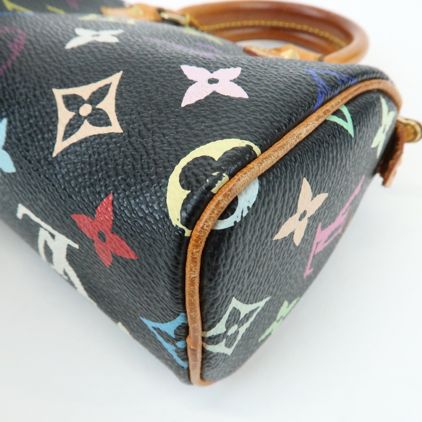 Louis Vuitton Monogram Multicolor Mini Speedy Mini Bag Noir M92644