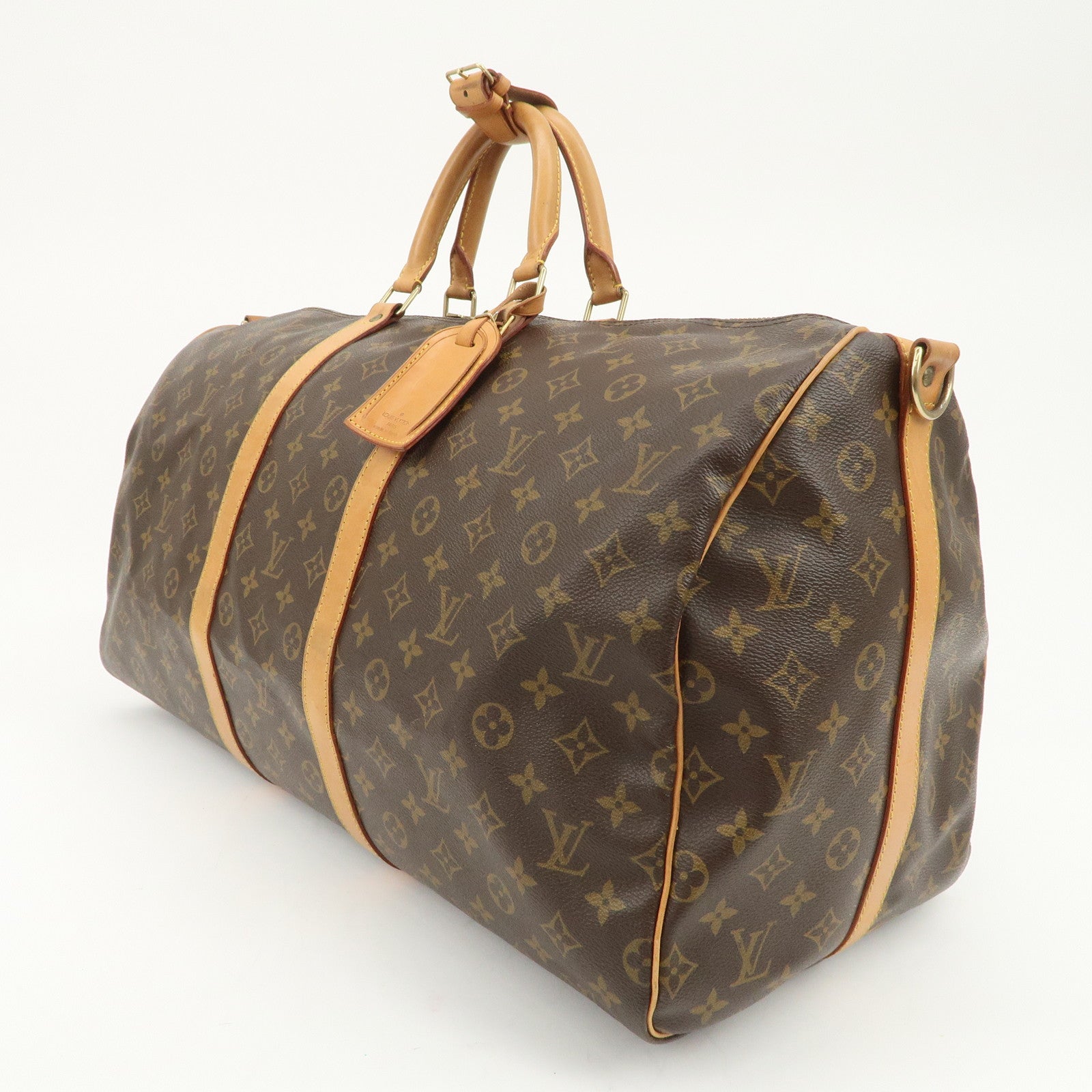 Louis Vuitton Monogram Keep All Bandouliere 55 Boston Bag M41414