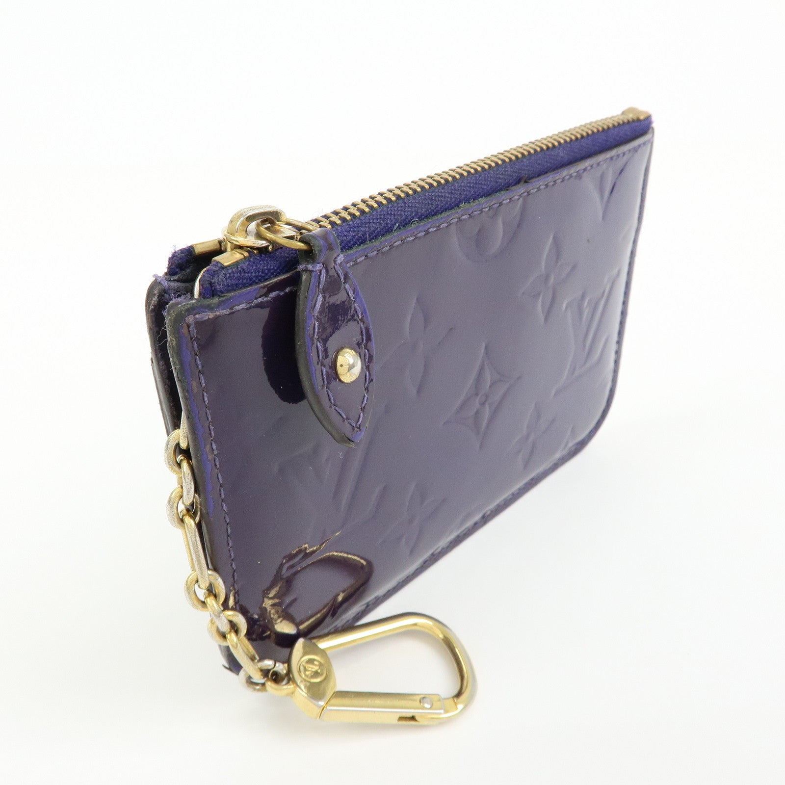 Louis Vuitton Monogram Vernis Pochette Cles NM Coin Case M90311