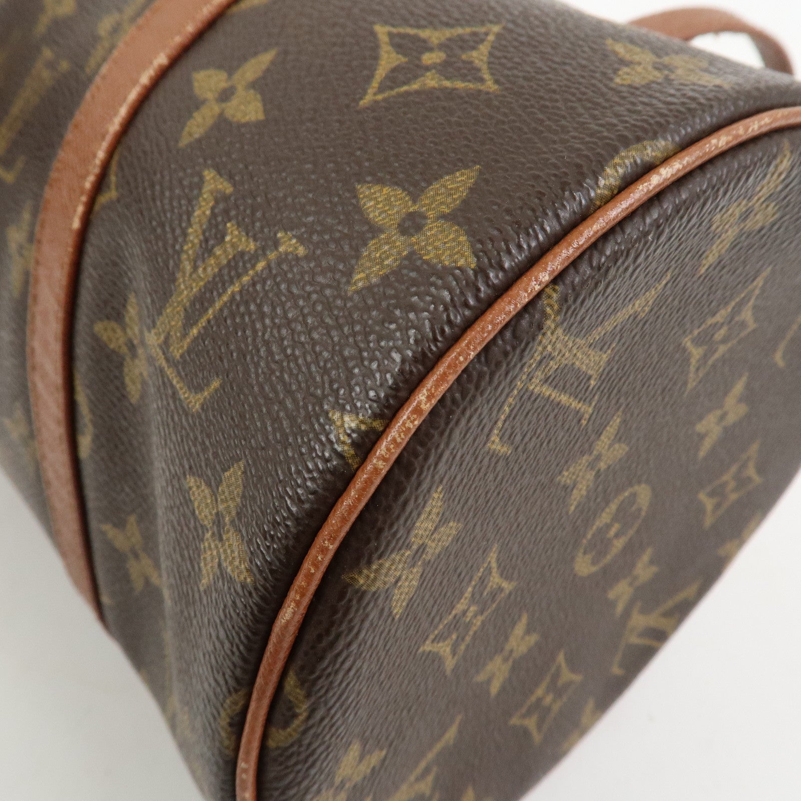 Louis Vuitton Monogram Papillon 30 Hand Bag Brown M51365