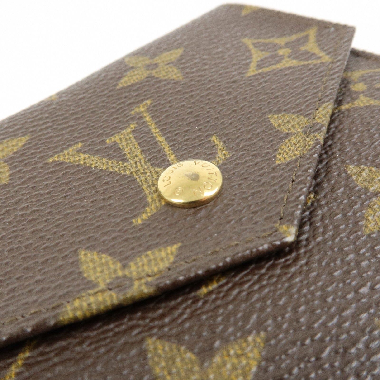 Louis Vuitton Monogram Porte Monnaie Billet Carte Credit M61660