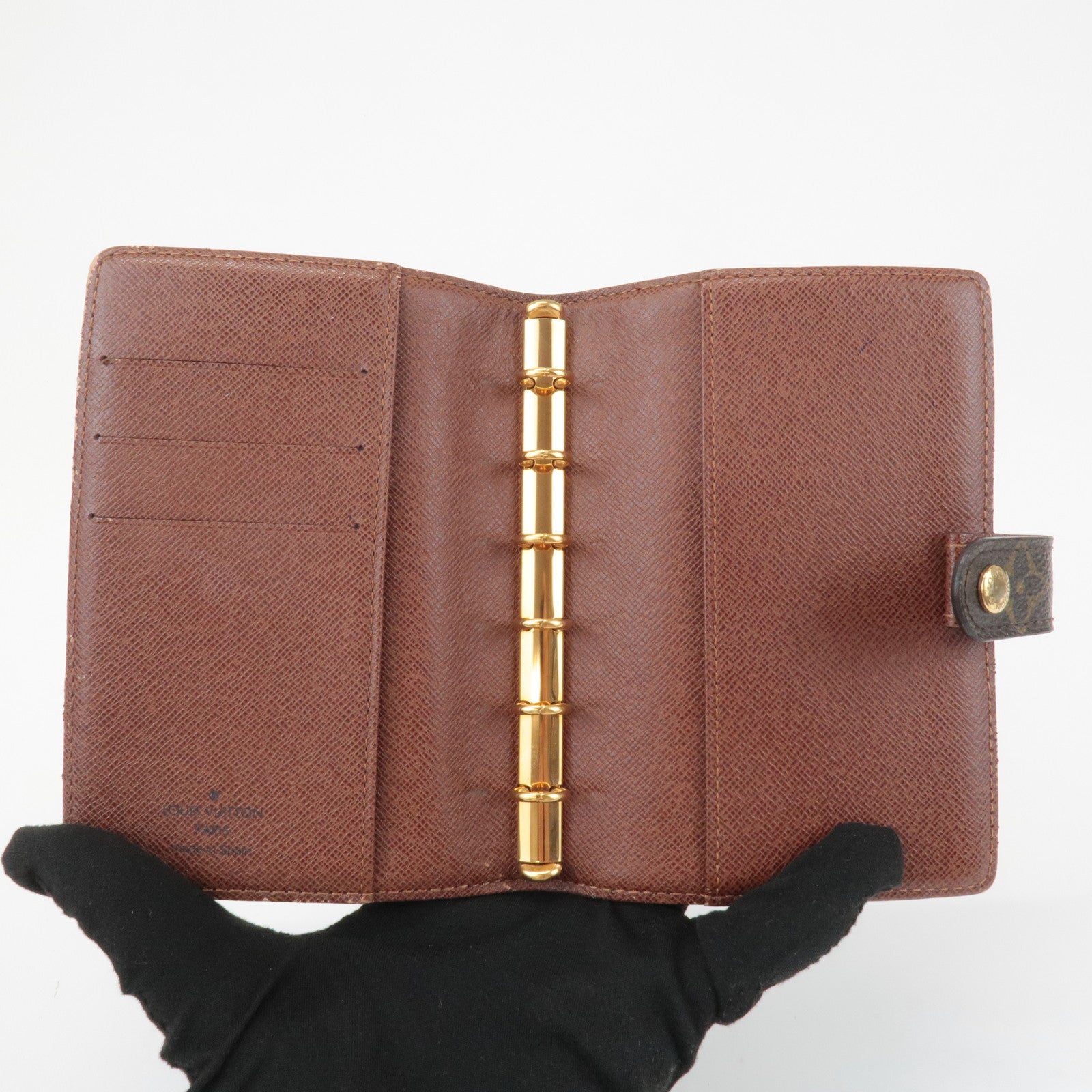 Louis Vuitton Monogram Agenda PM Planner Cover Brown R20005