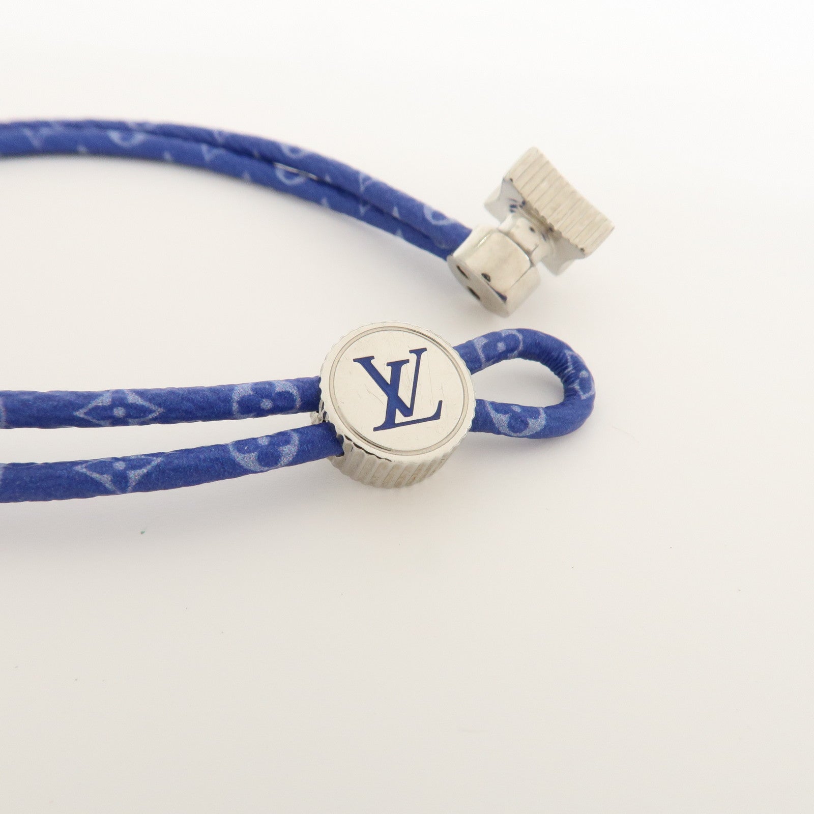 Louis Vuitton Monogram Canvas Catch It Bracelet Blue M106